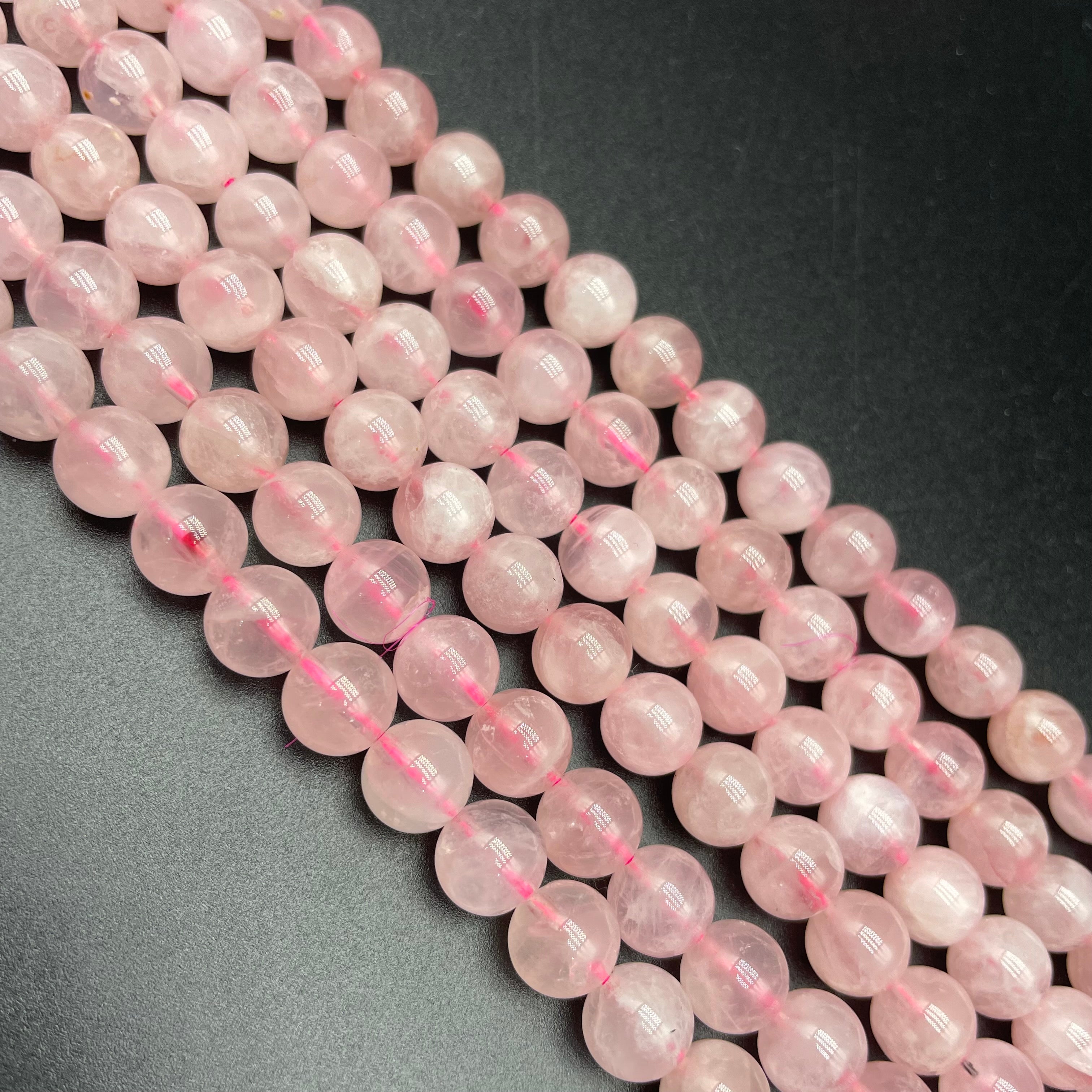 Rose Quartz Beads Strands