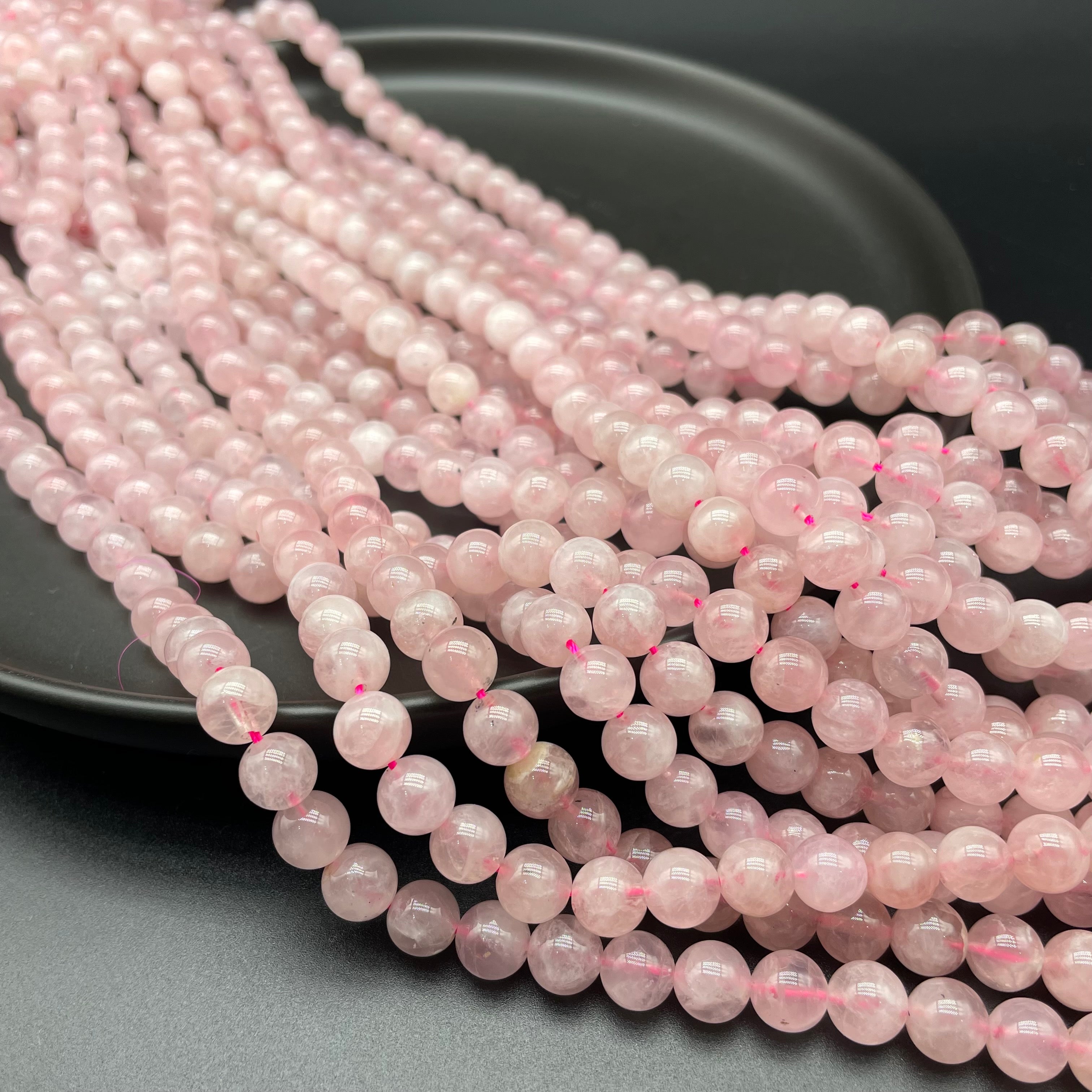 Rose Quartz Beads Strands