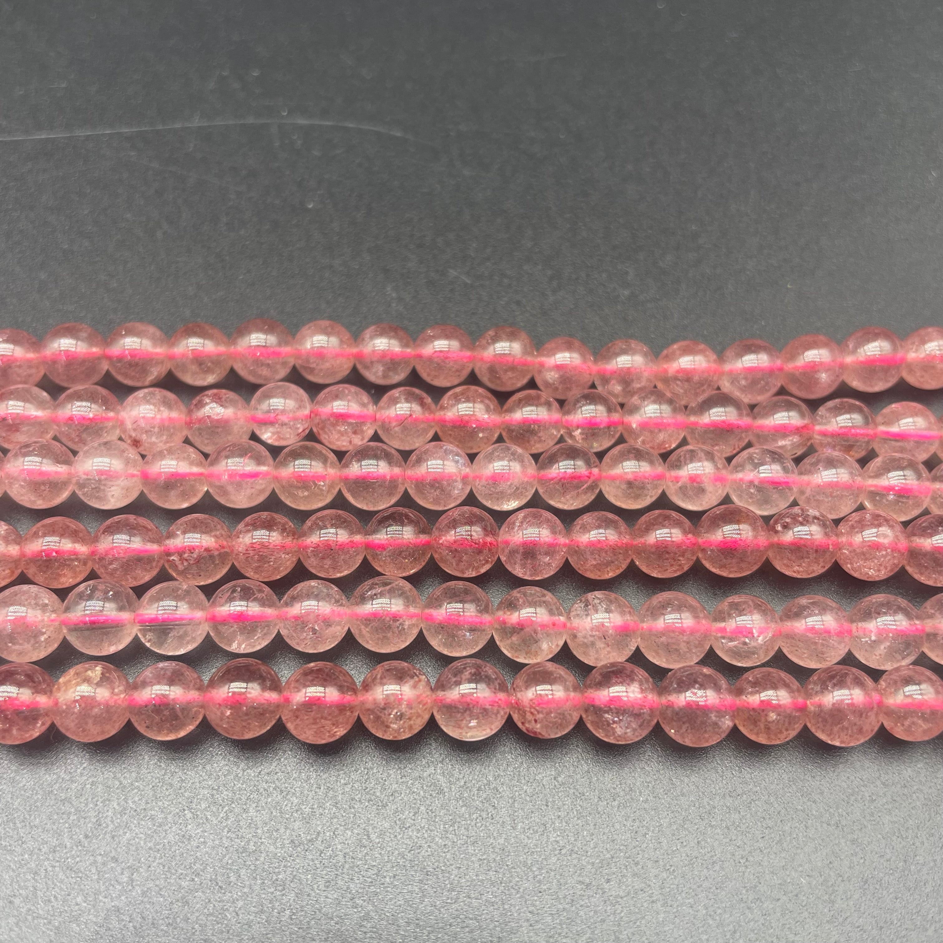 Strawberry Quartz Beads Strands