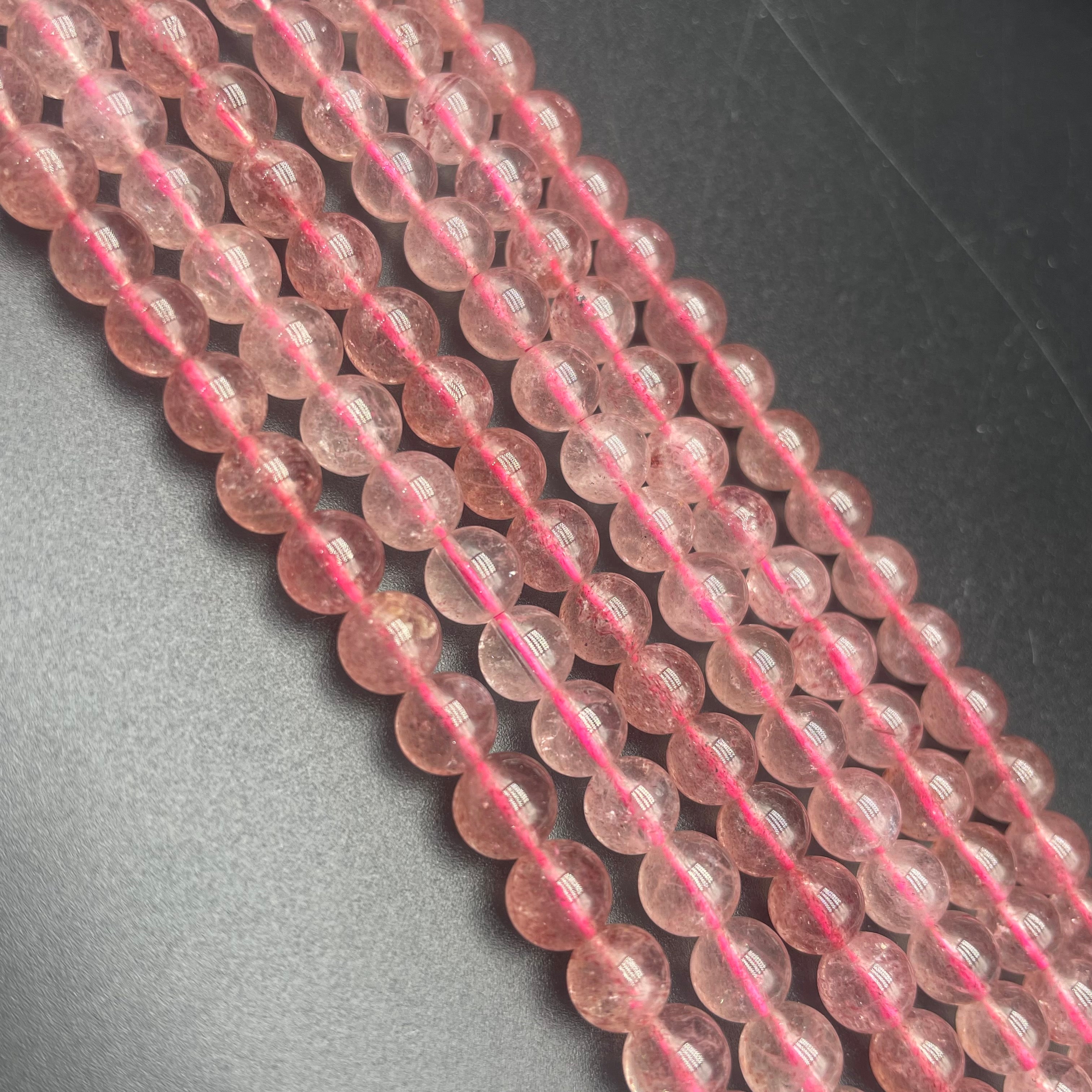Strawberry Quartz Beads Strands