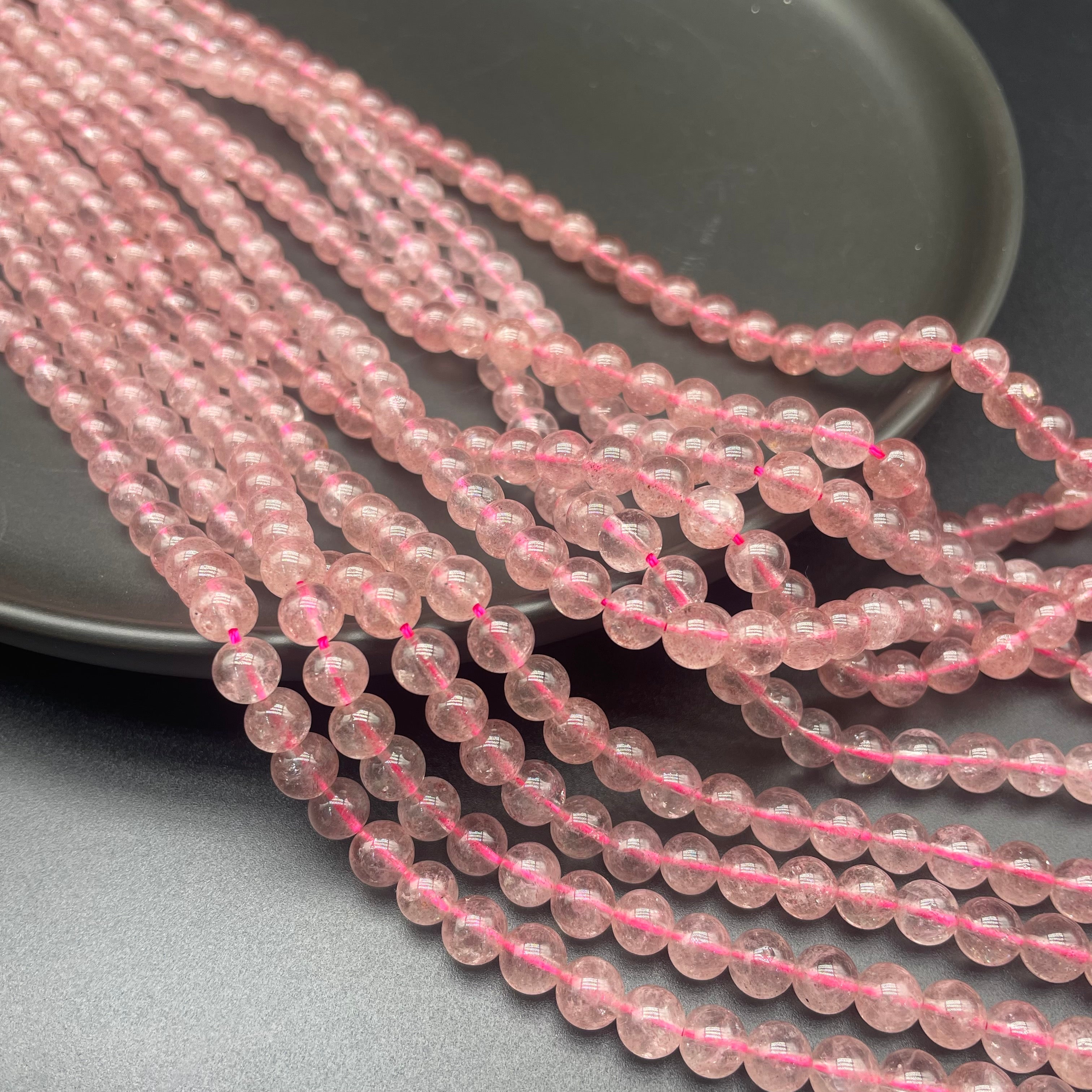 Strawberry Quartz Beads Strands