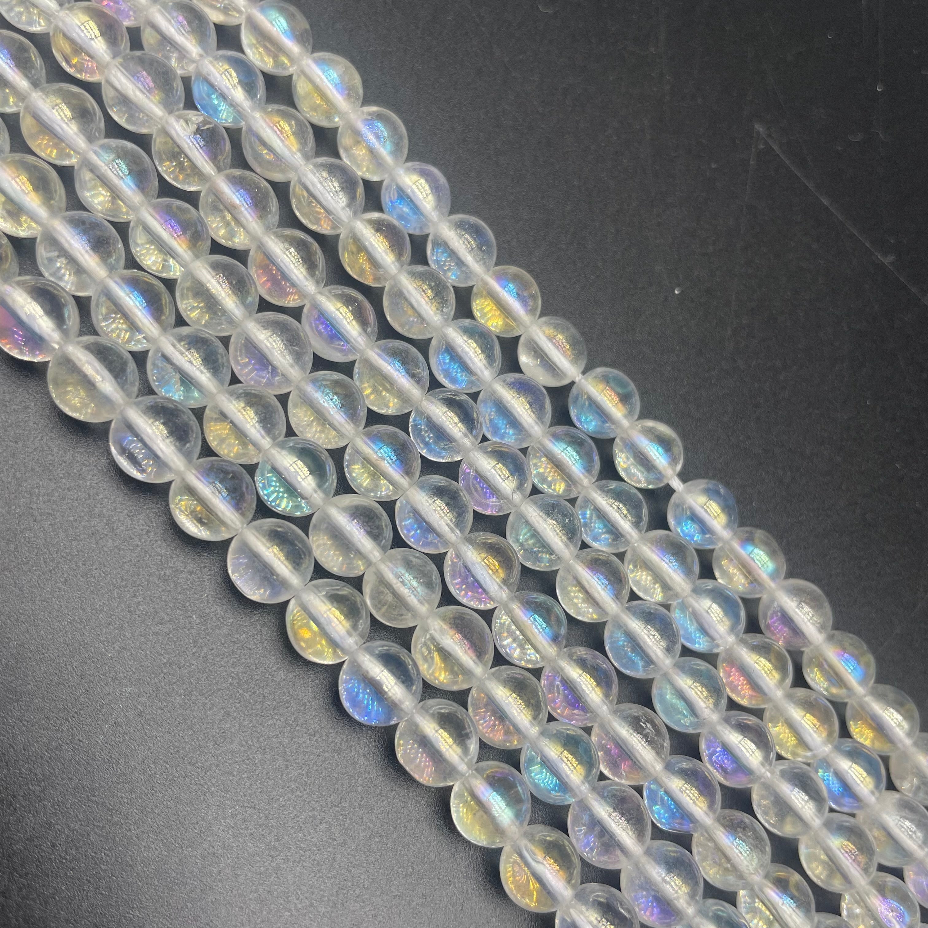 Aura Clear Quartz Beads Strands