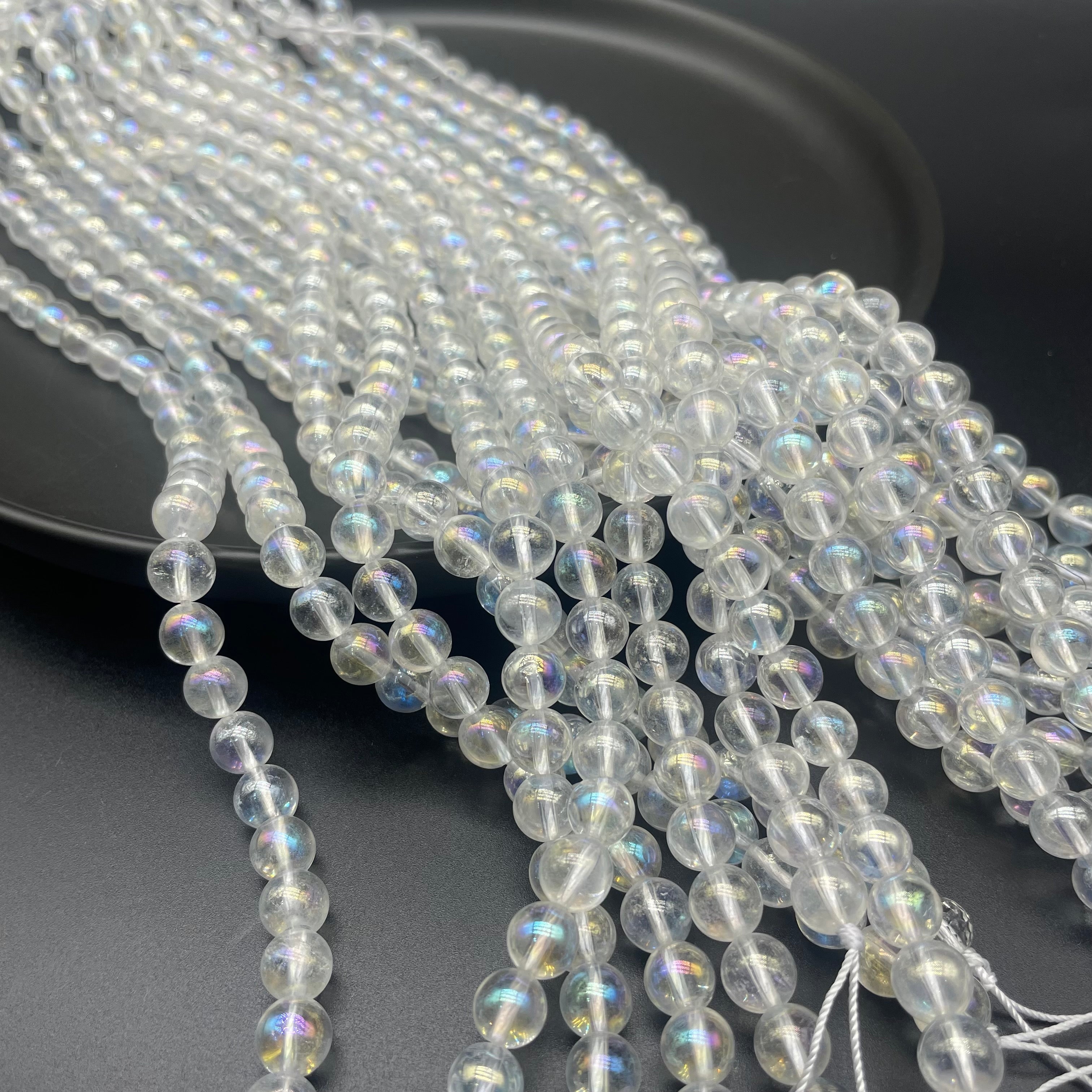 Aura Clear Quartz Beads Strands