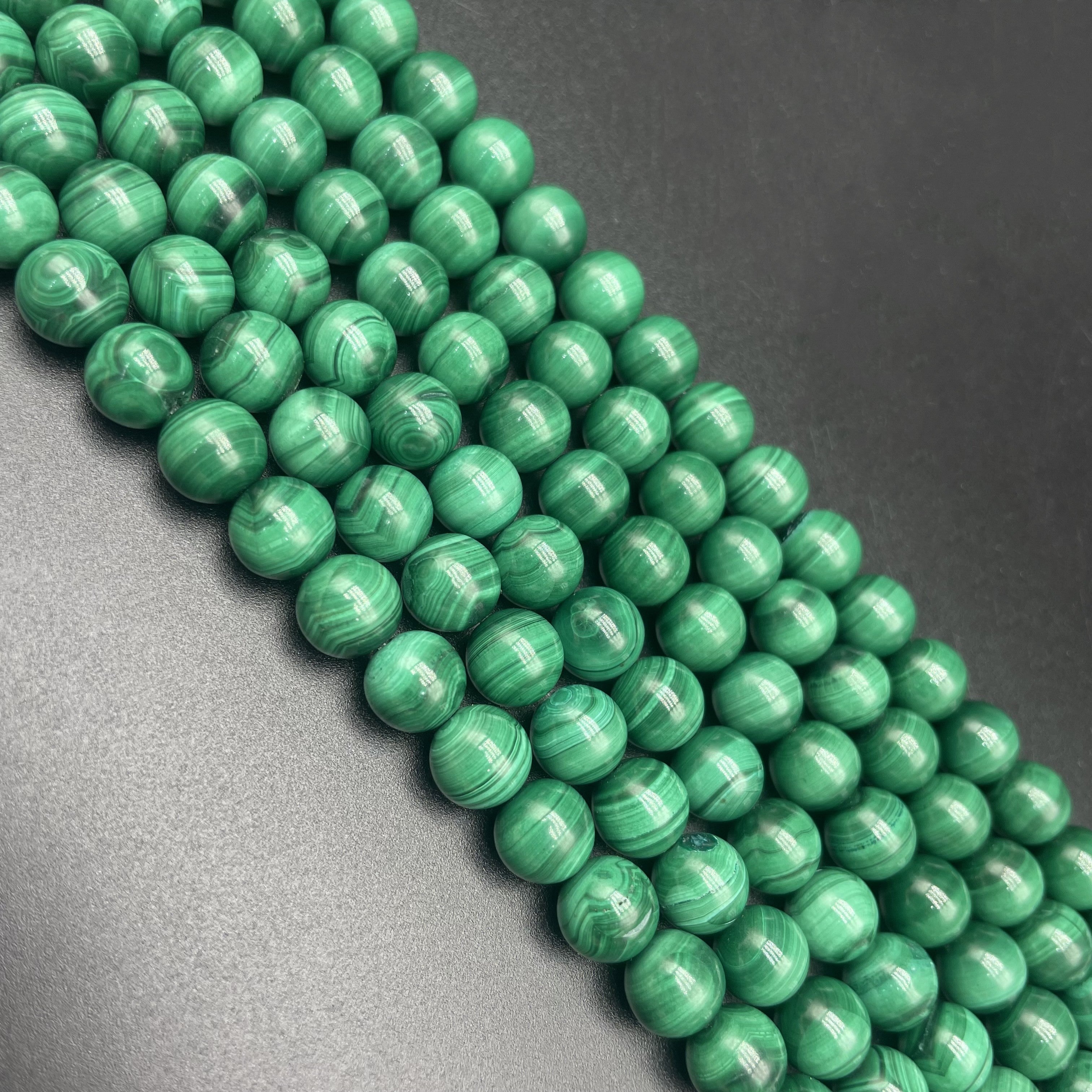 Malachite Beads Strands