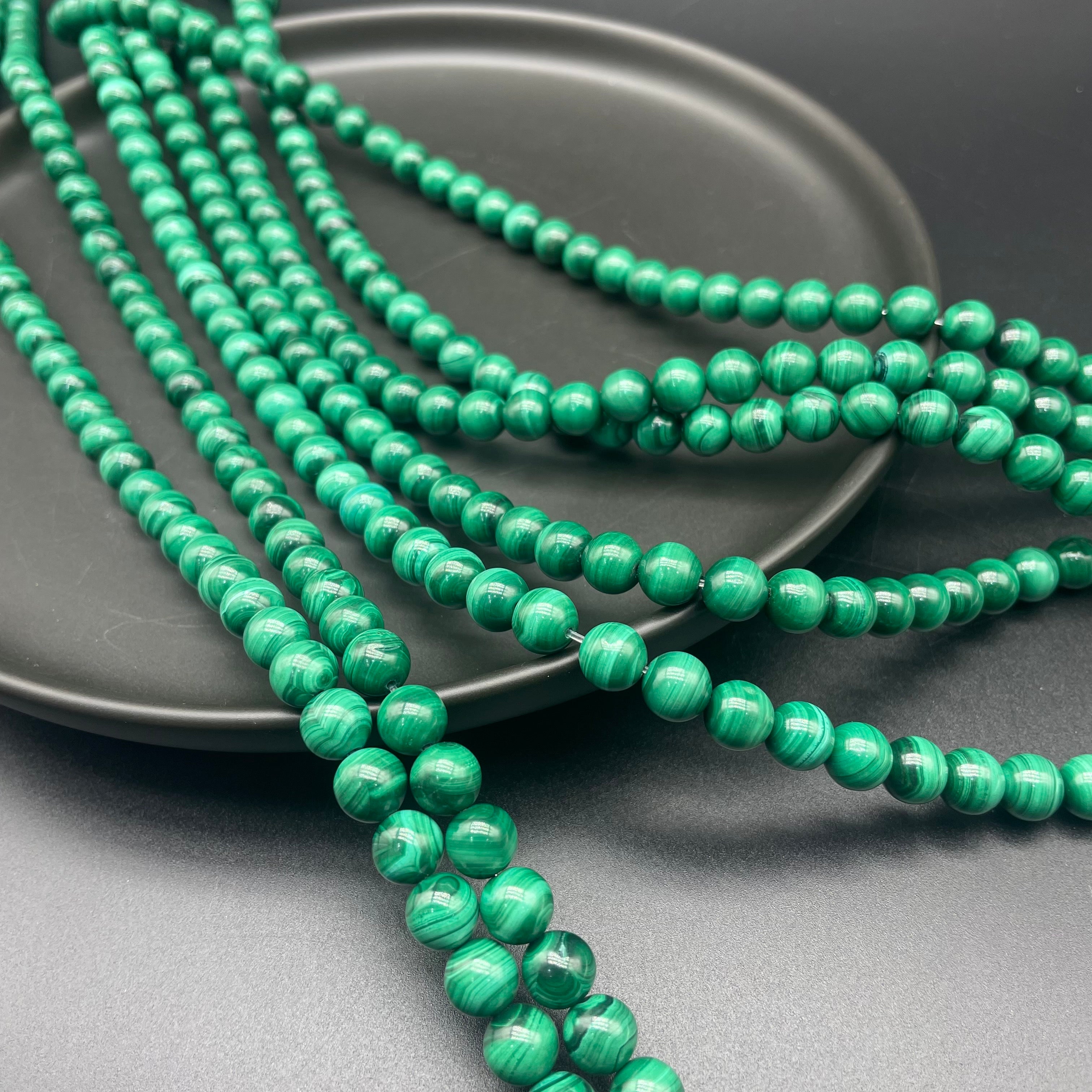 Malachite Beads Strands