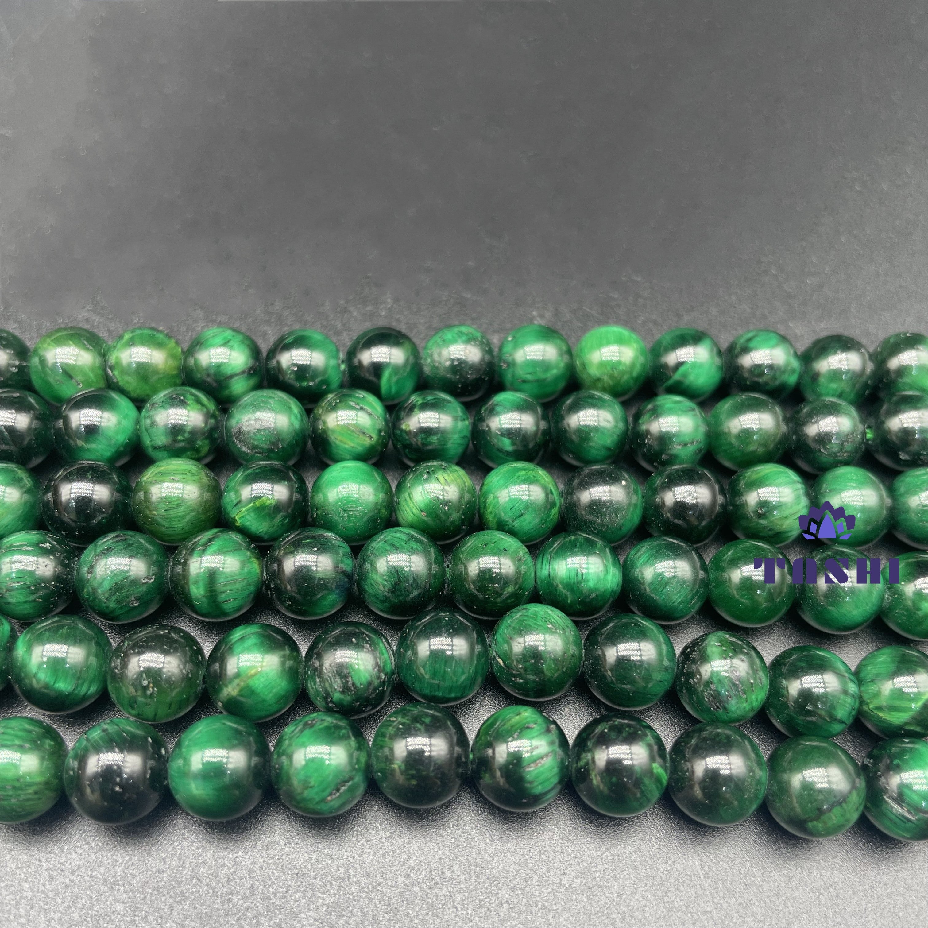 Green Tiger Eye Beads Strands