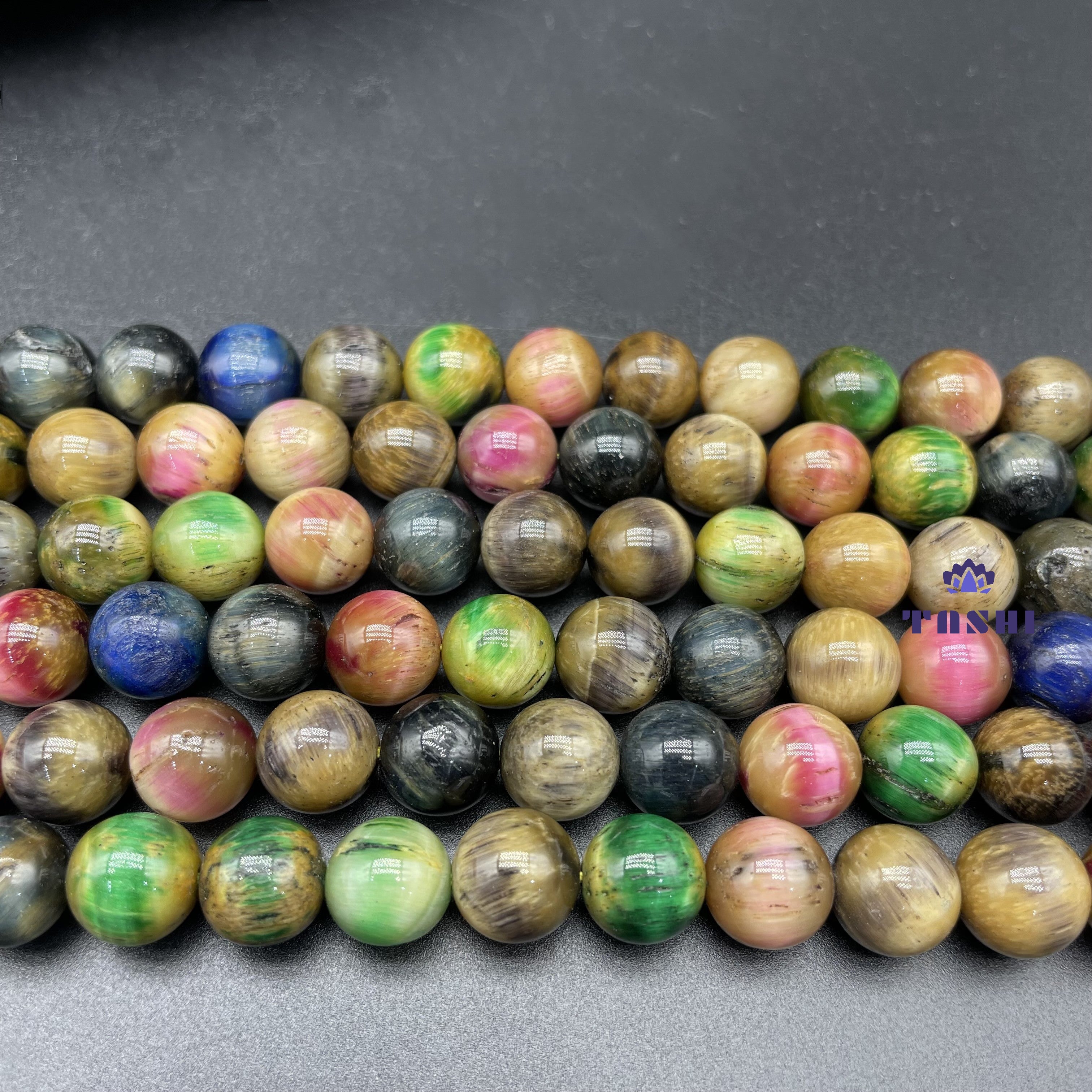 Tourmaline Tiger Eye Beads Strands