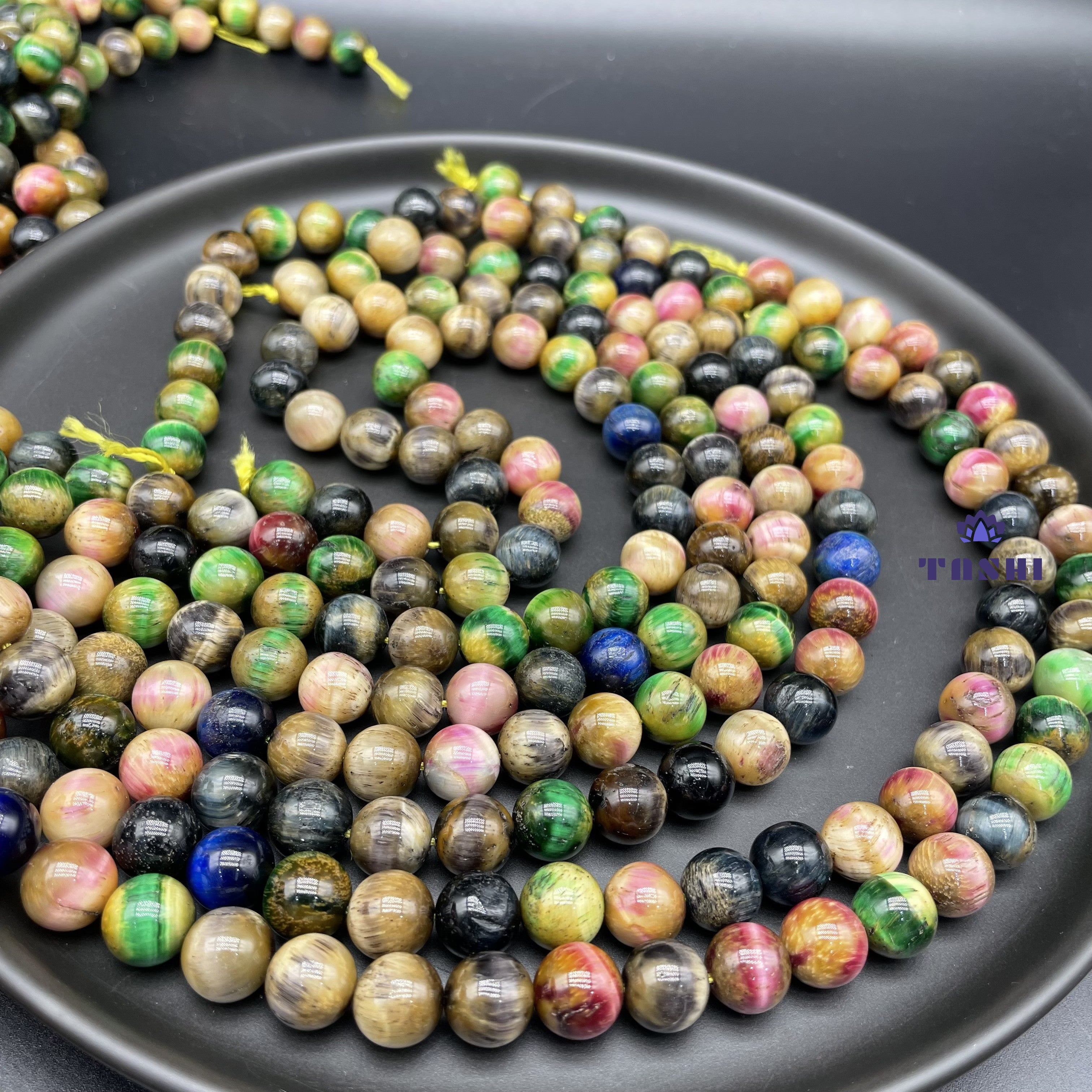 Tourmaline Tiger Eye Beads Strands