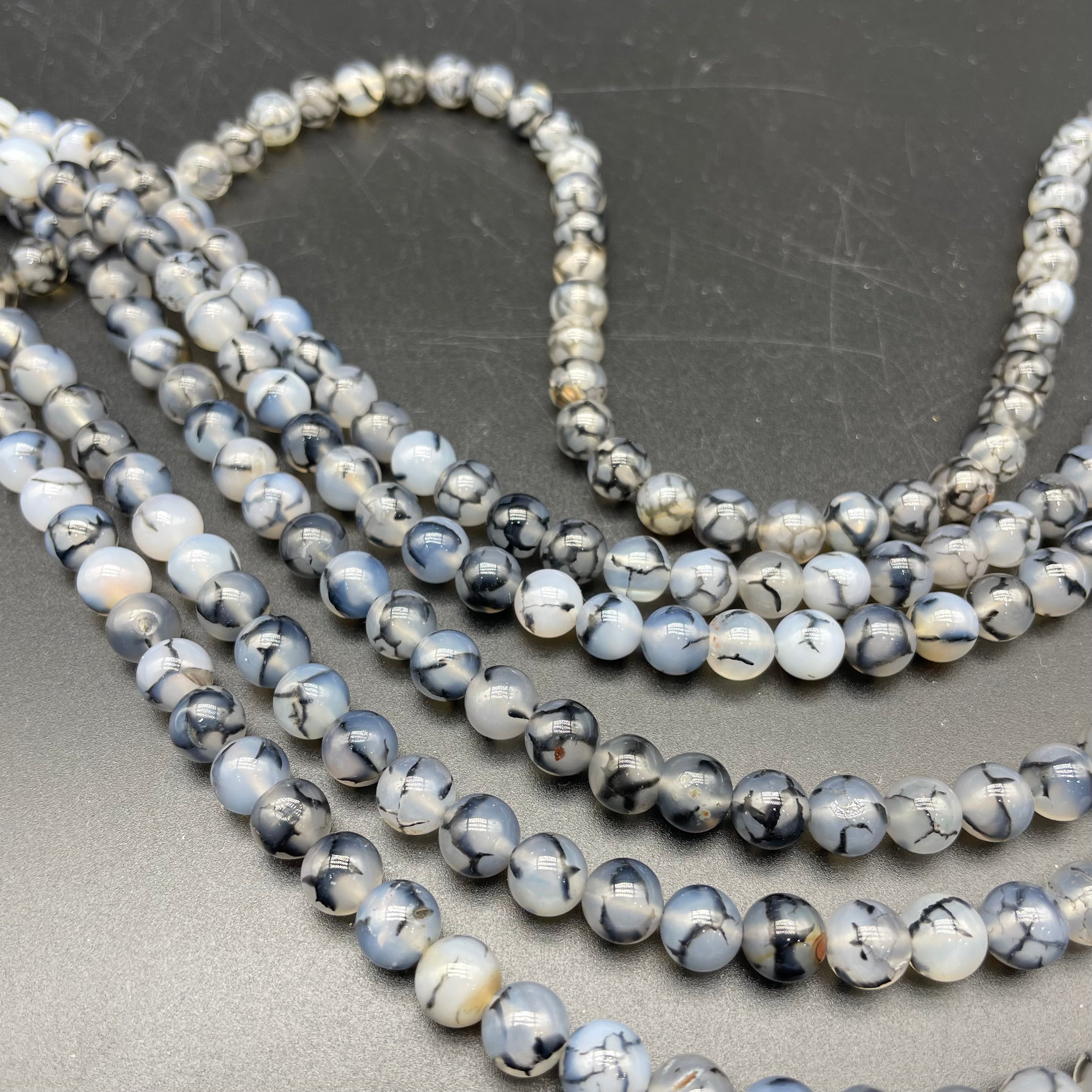 Dragon Agate Beads Strands