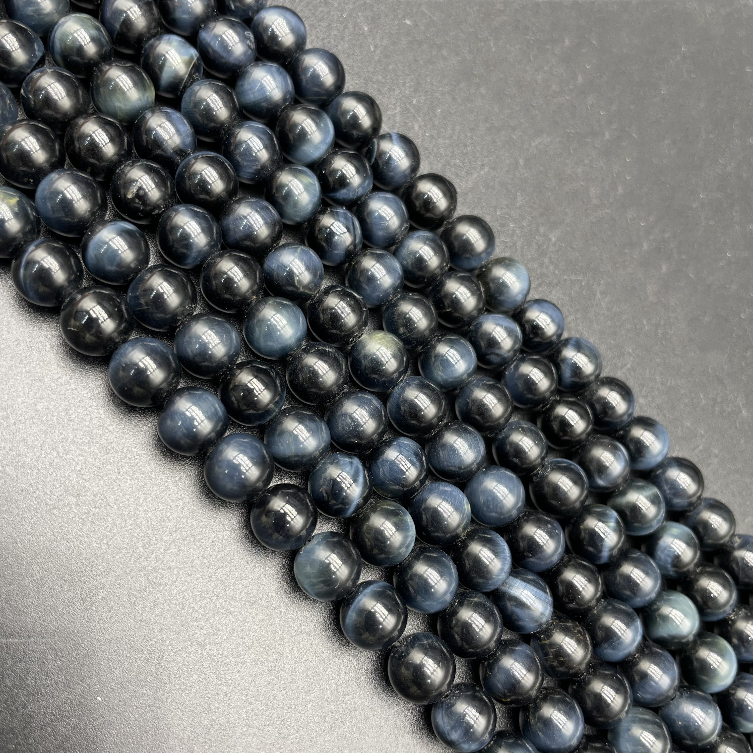 Blue Tiger Eye Beads Strands