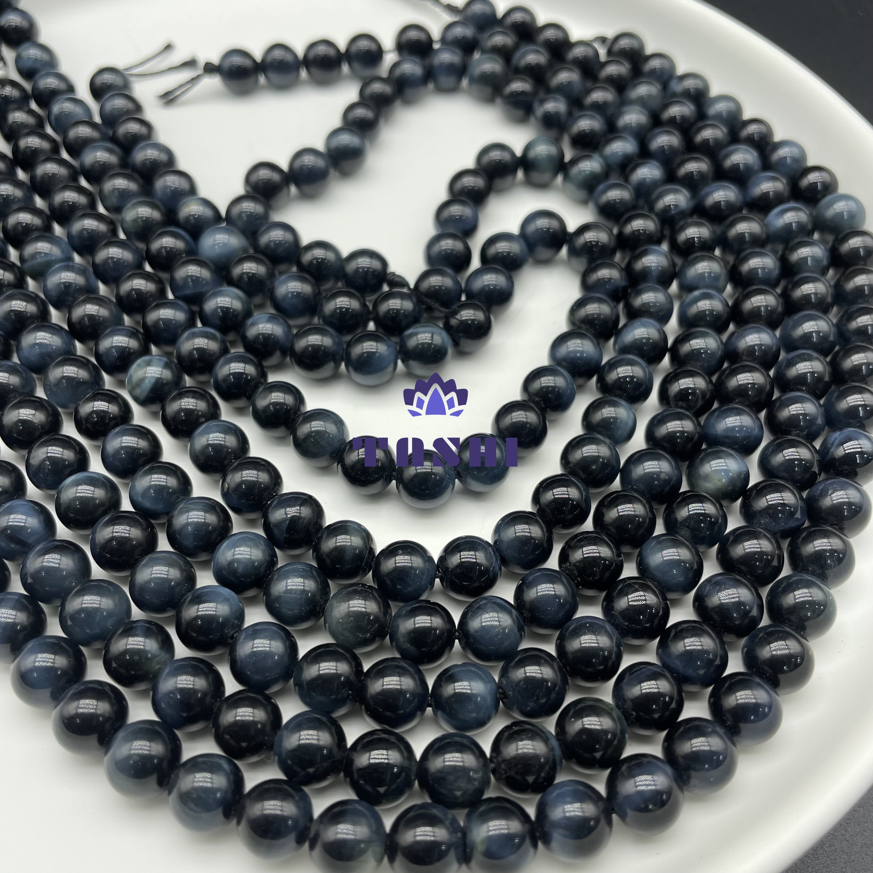 Blue Tiger Eye Beads Strands