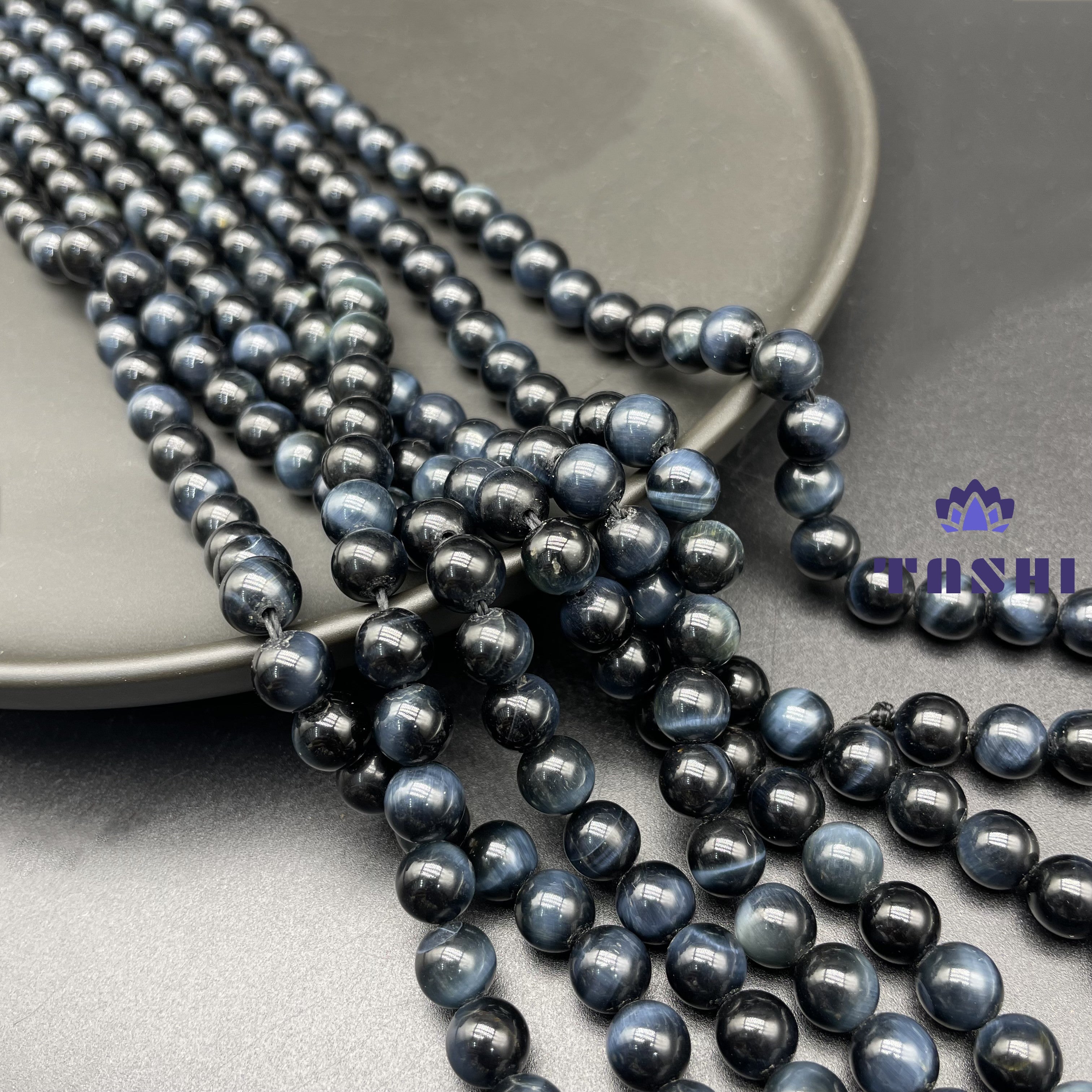 Blue Tiger Eye Beads Strands