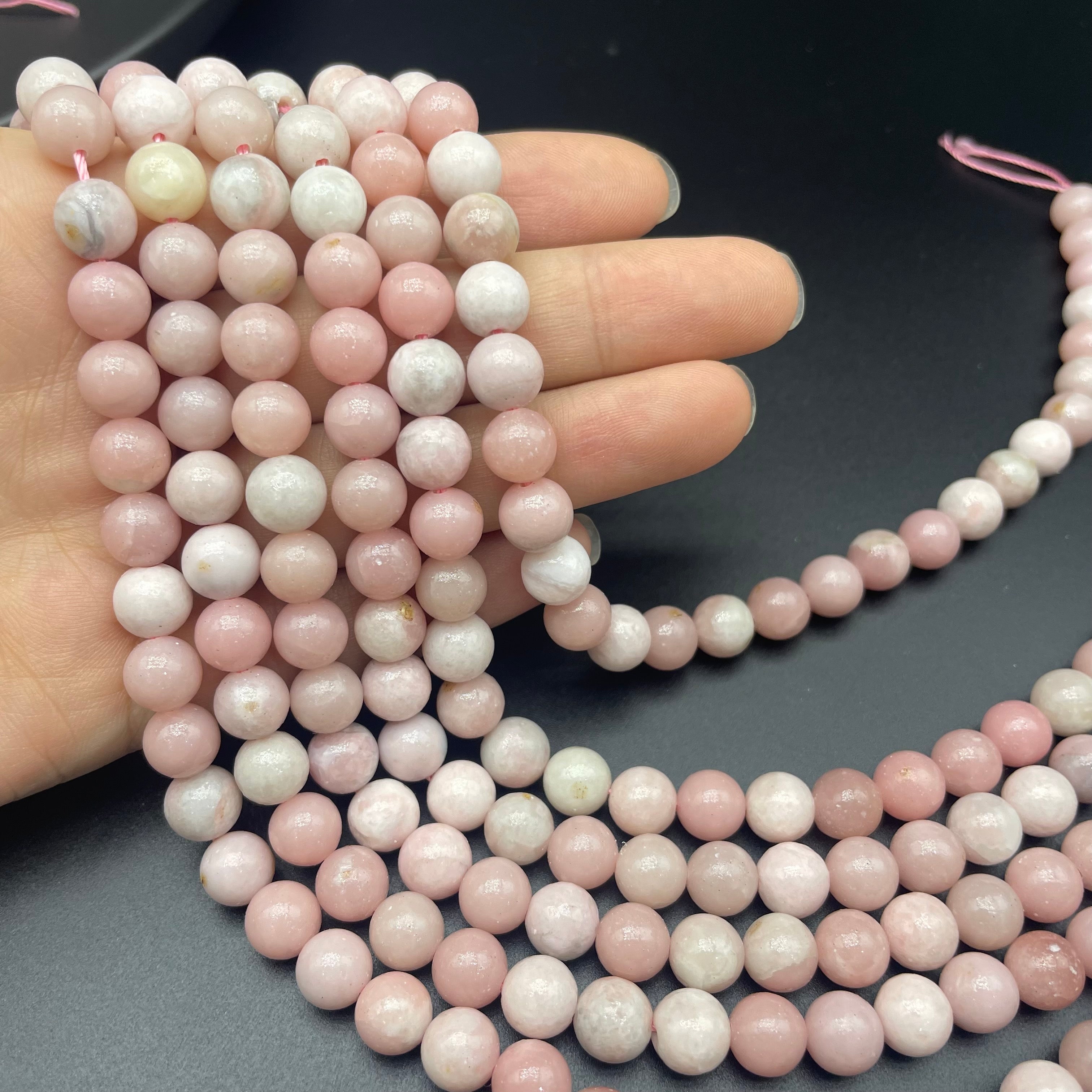 Pink Opal Beads Strands
