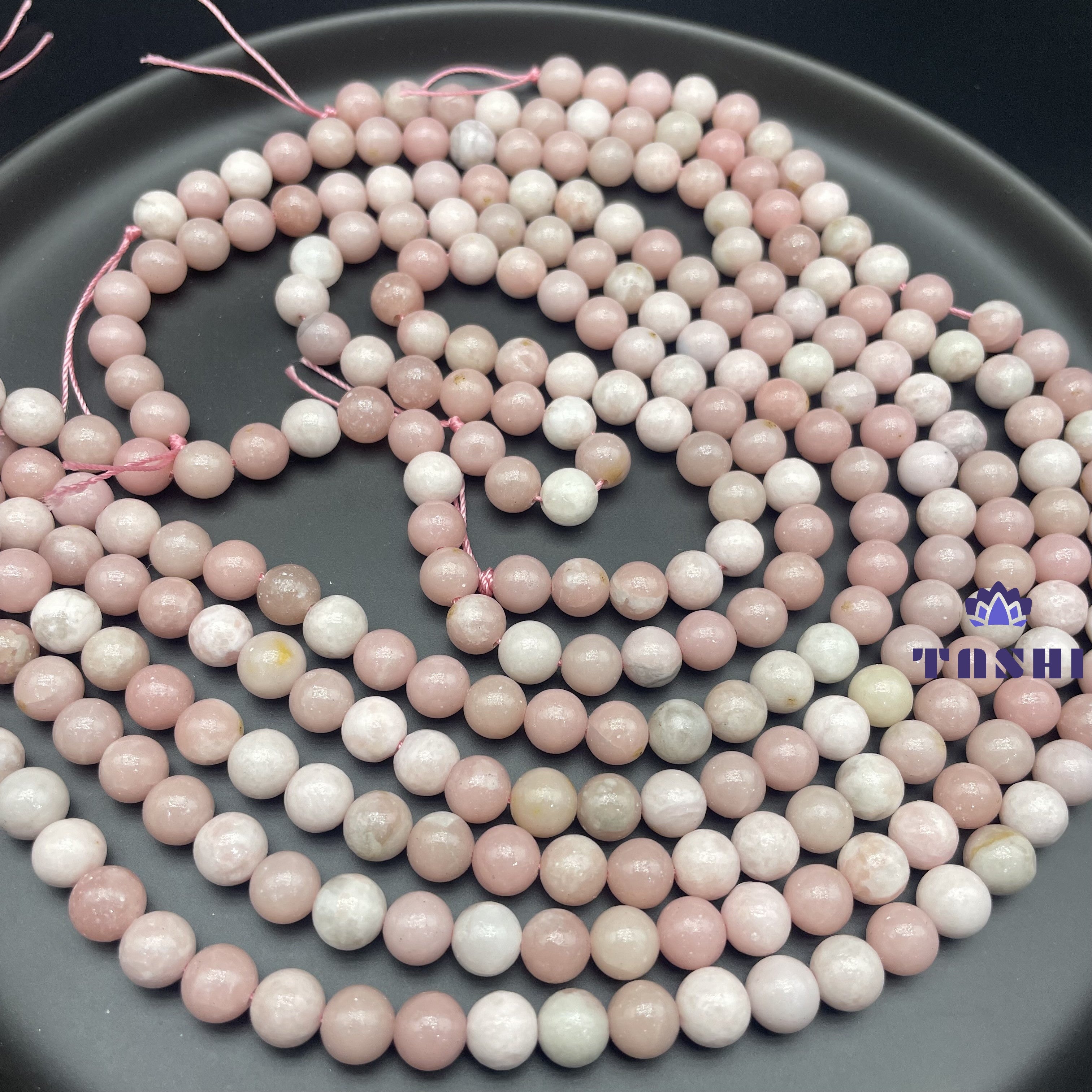Pink Opal Beads Strands