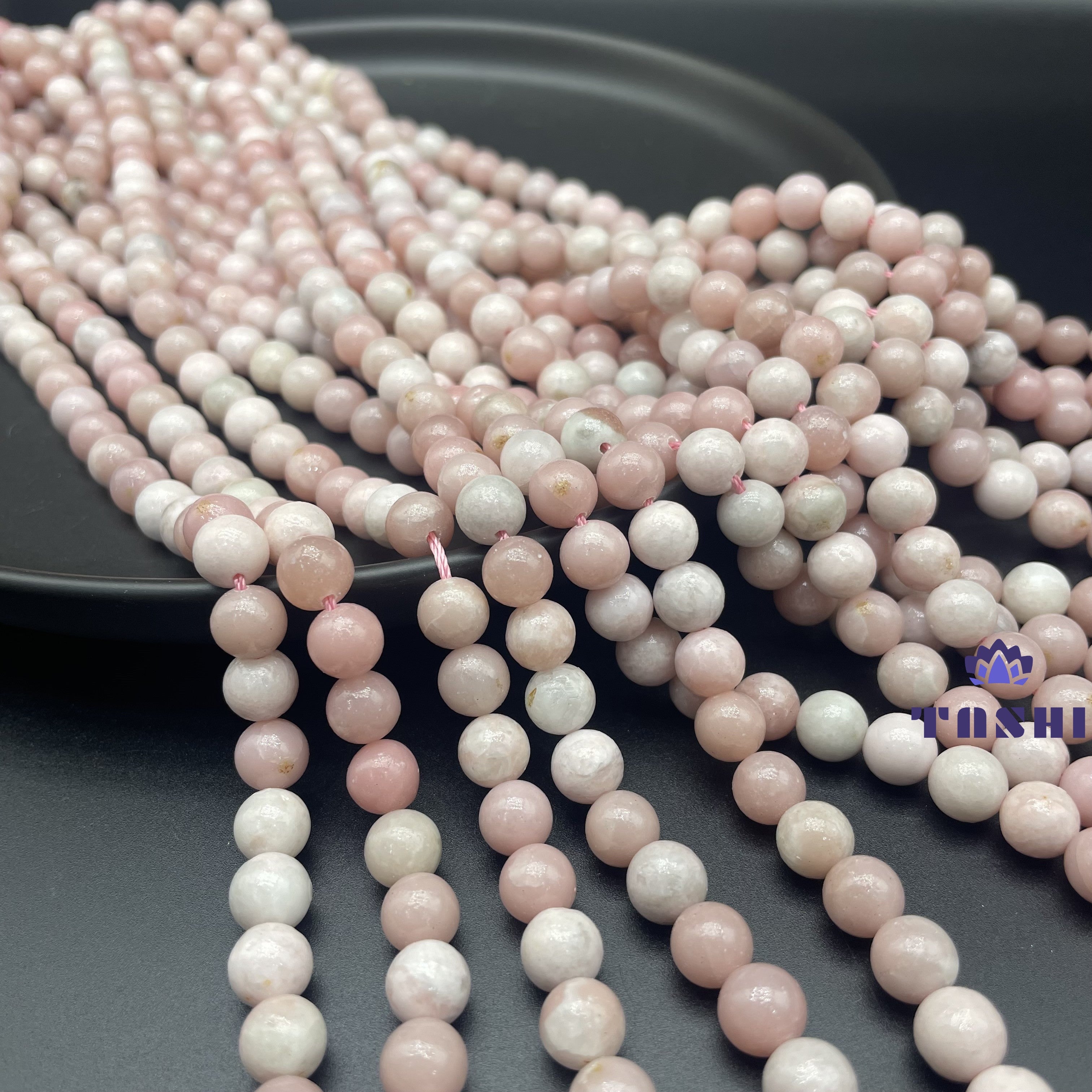 Pink Opal Beads Strands