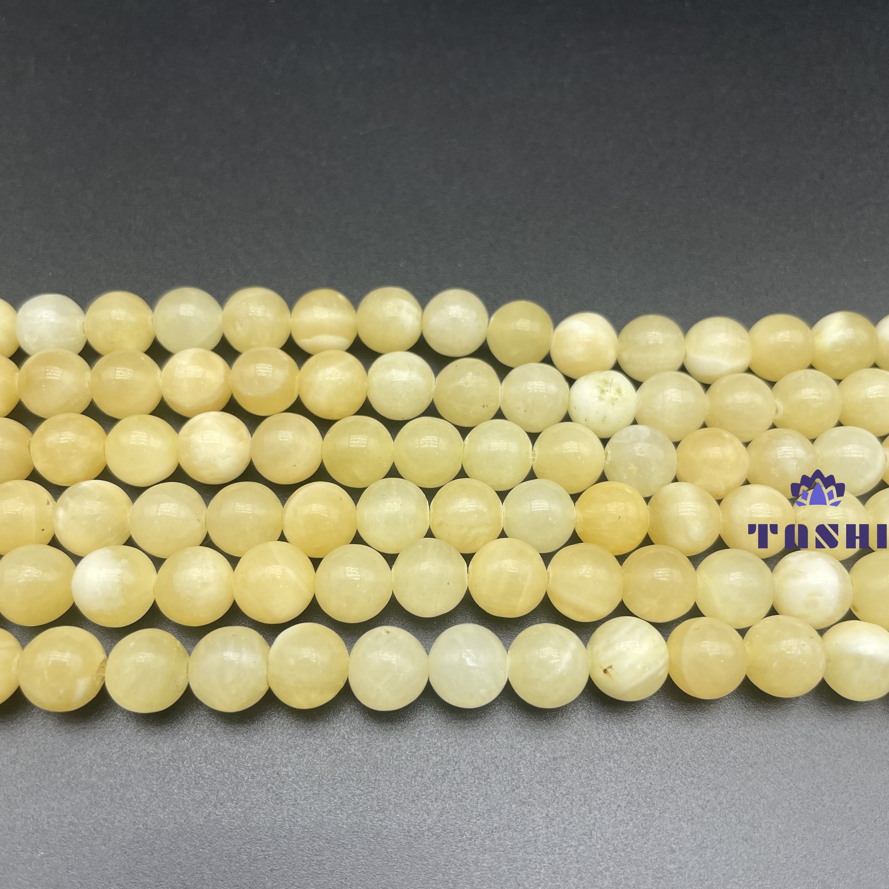 Yellow Calcite Beads Strands