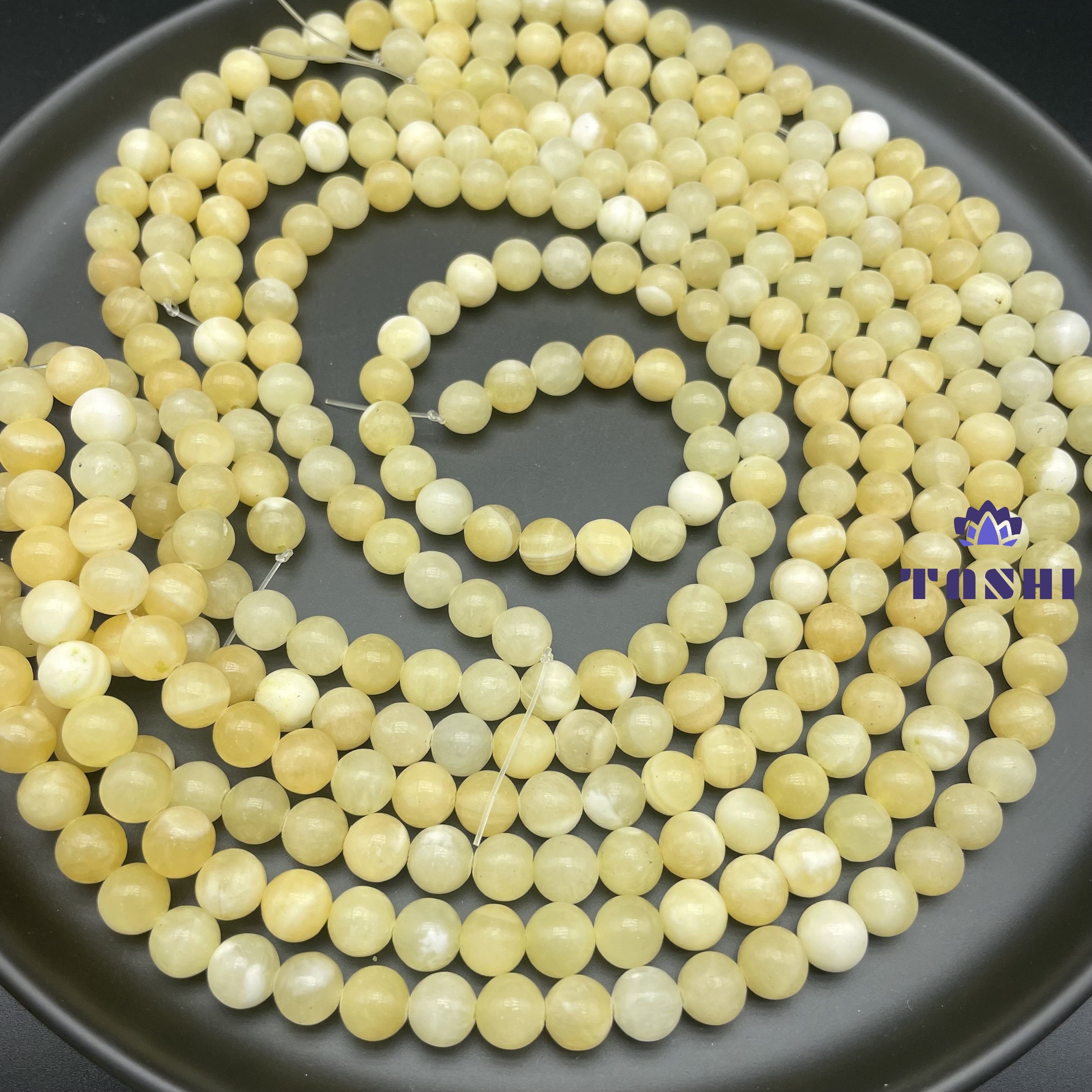 Yellow Calcite Beads Strands