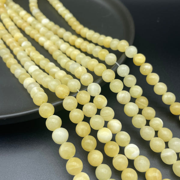 Yellow Calcite Beads Strands