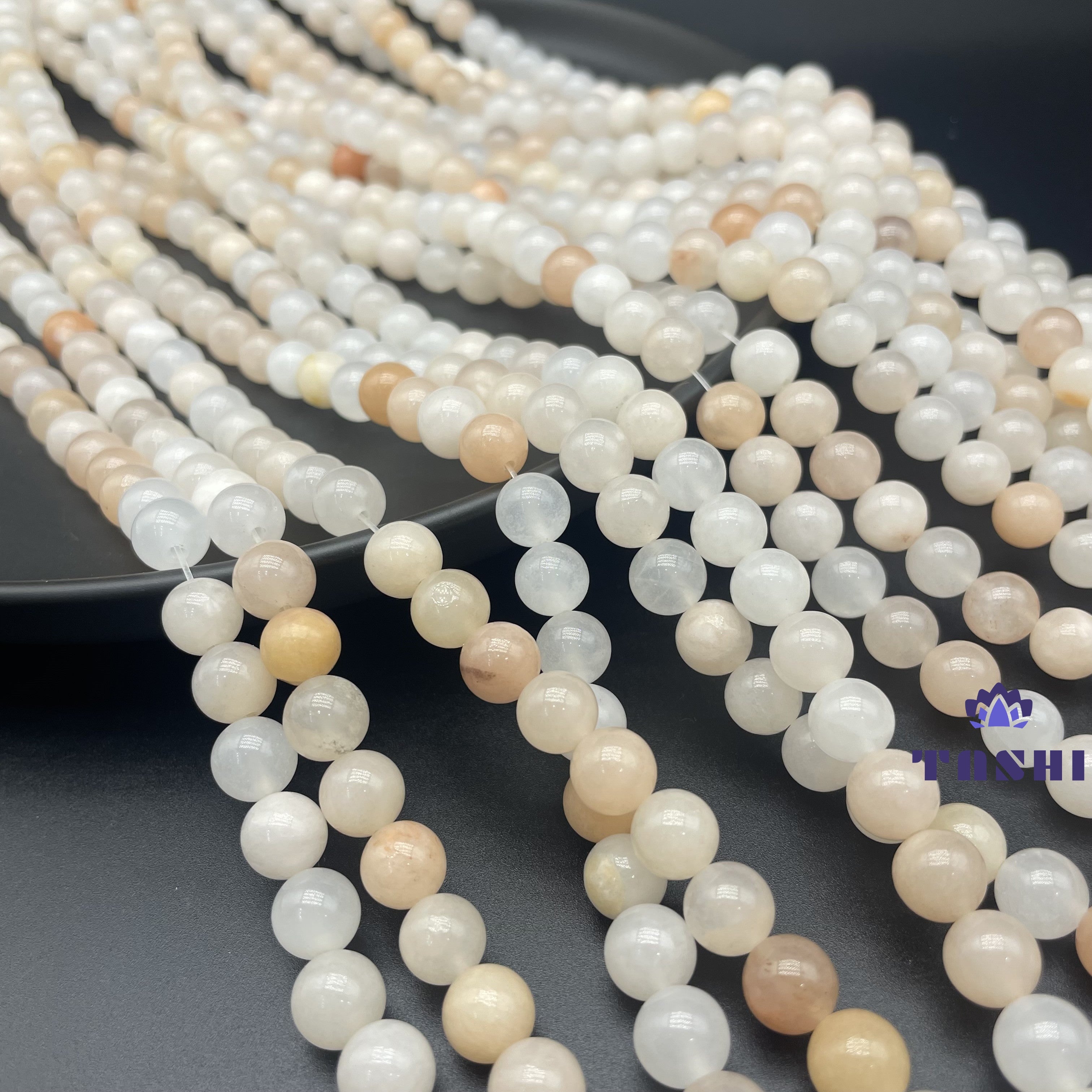 Peach Aventurine Beads Strands
