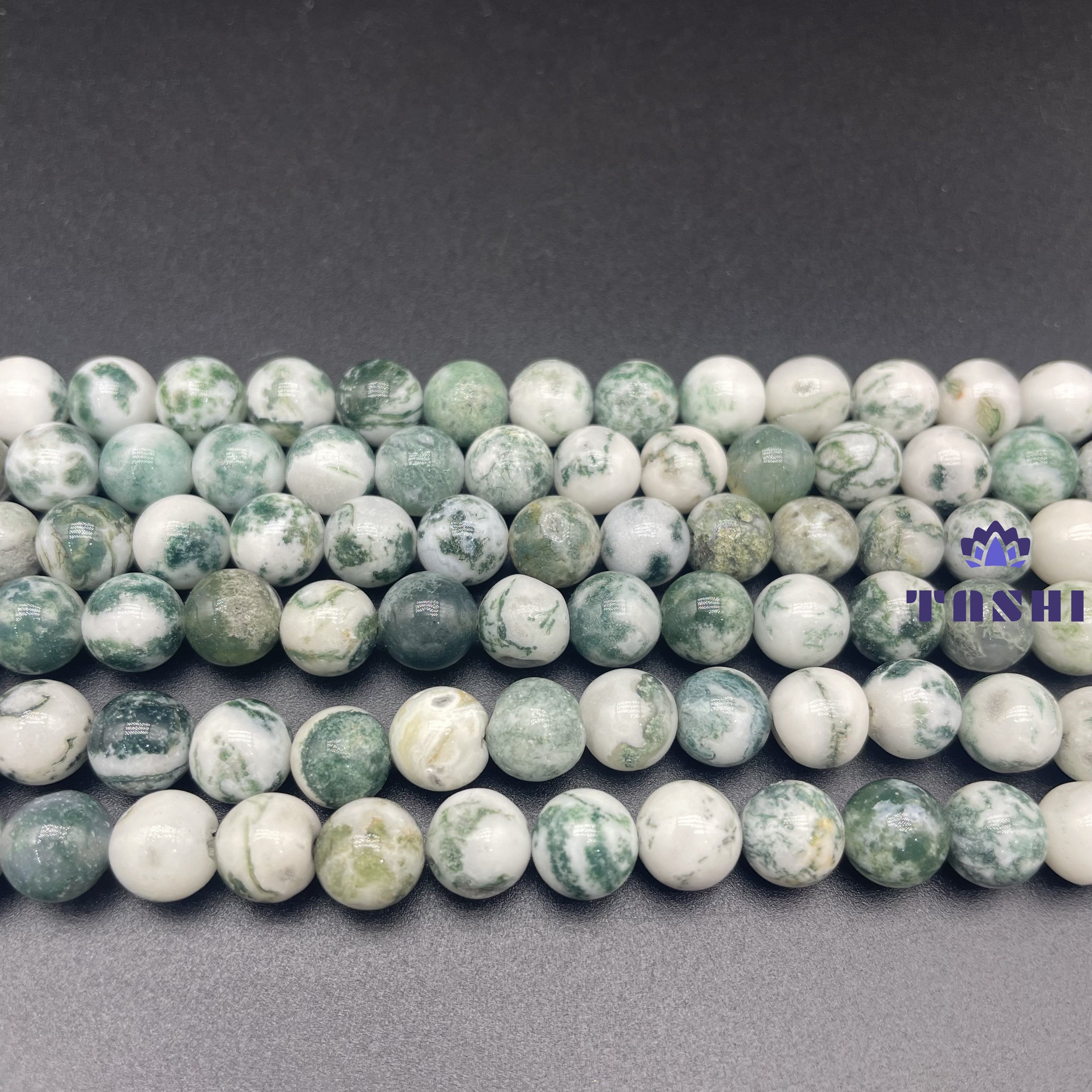Moss Agate Beads Strands