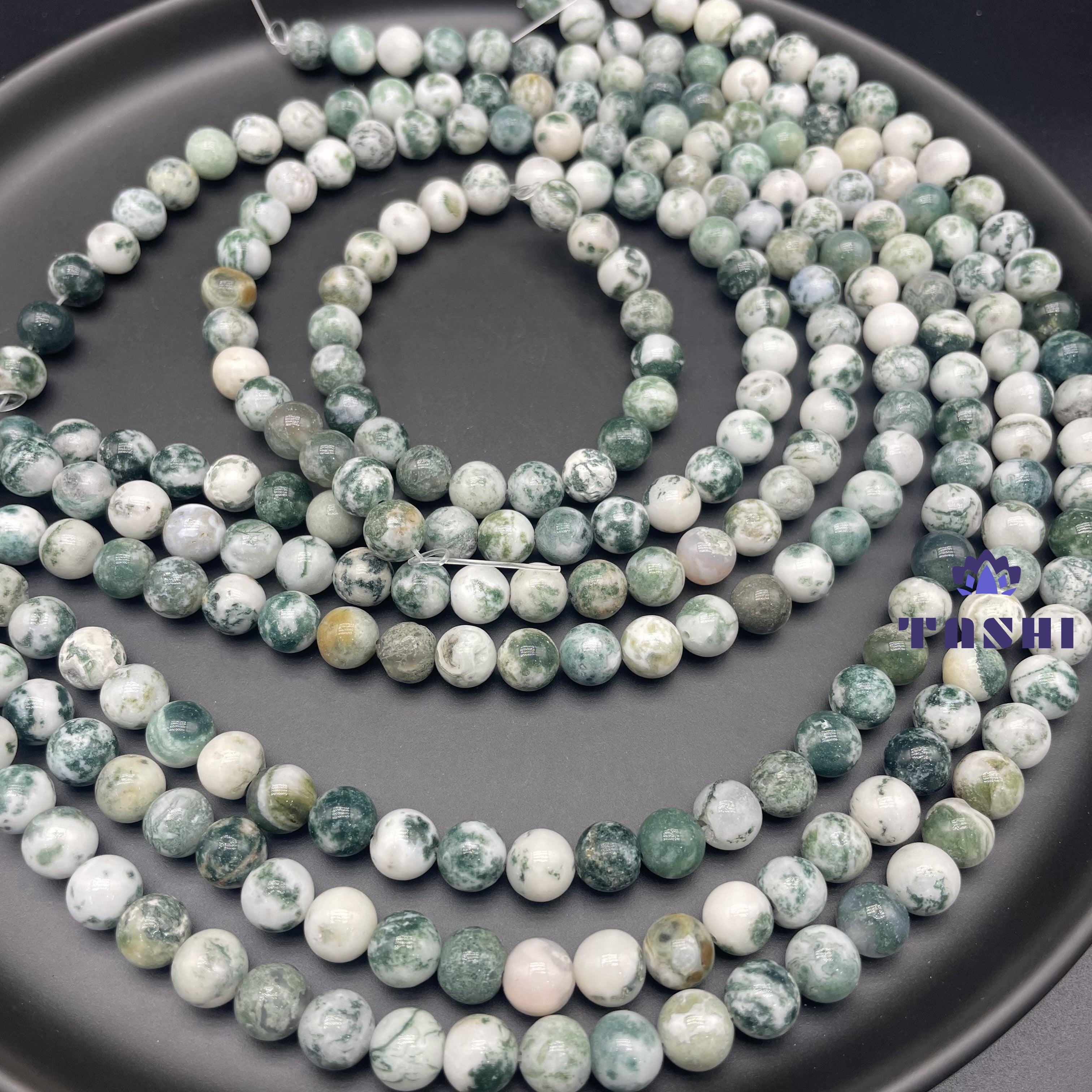 Moss Agate Beads Strands