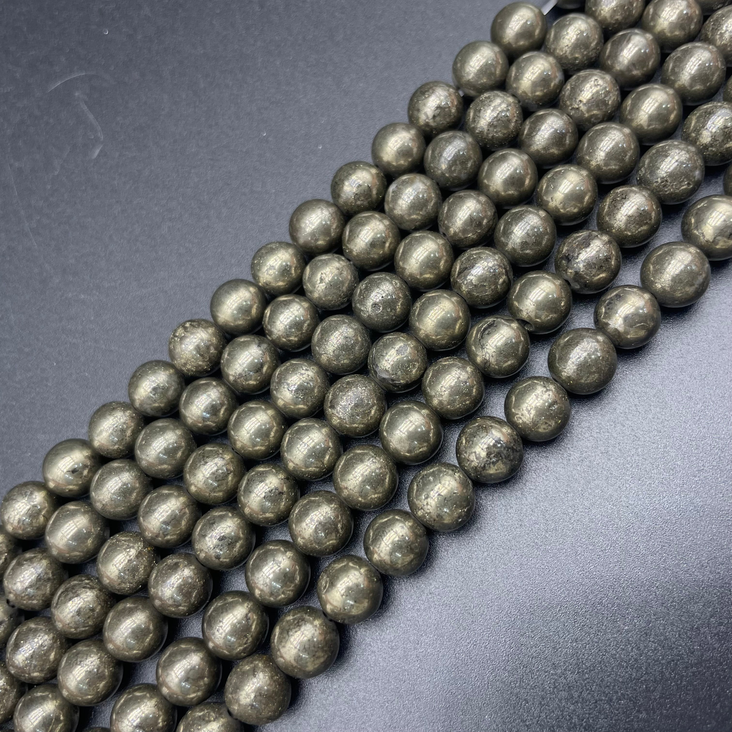 Pyrite Beads Strands