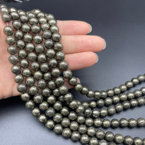 Pyrite Beads Strands