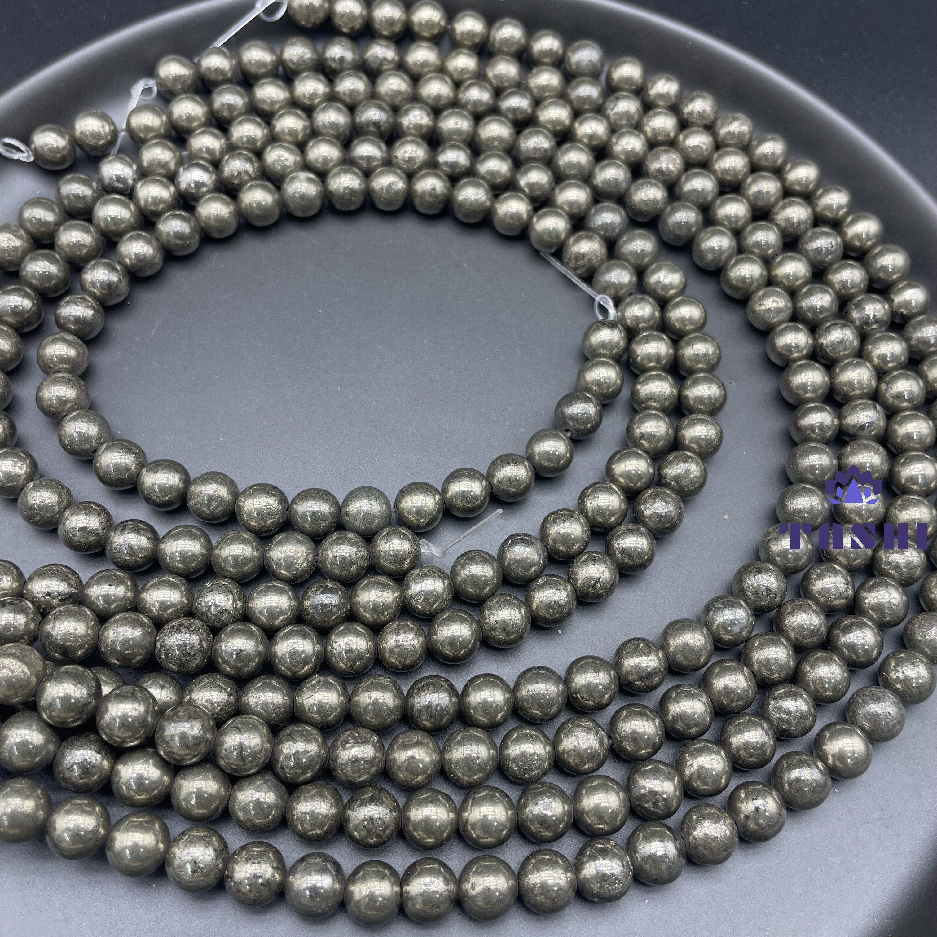 Pyrite Beads Strands