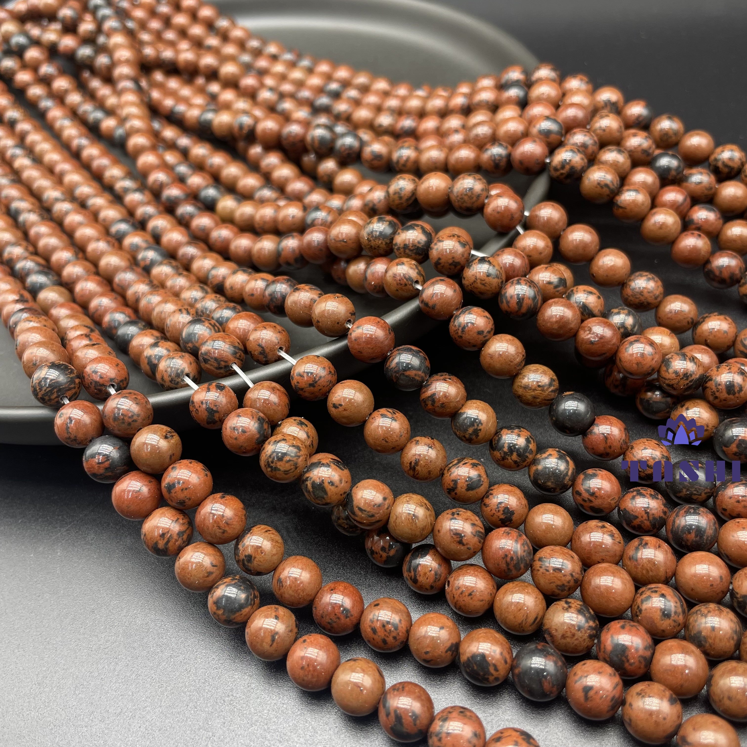 Mahogany Obsidian Beads Strands