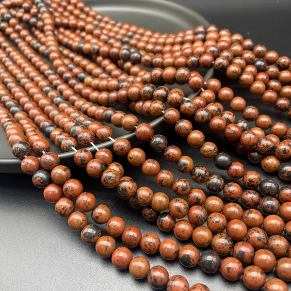 Mahogany Obsidian Beads Strands