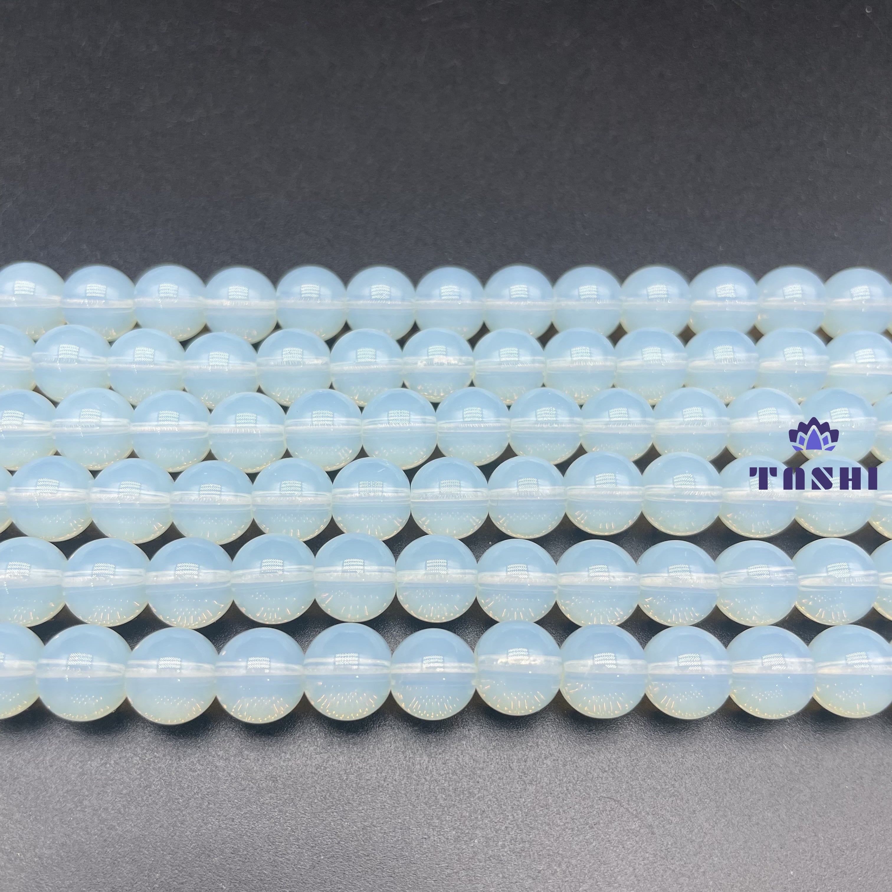 White Opalite Beads Strands