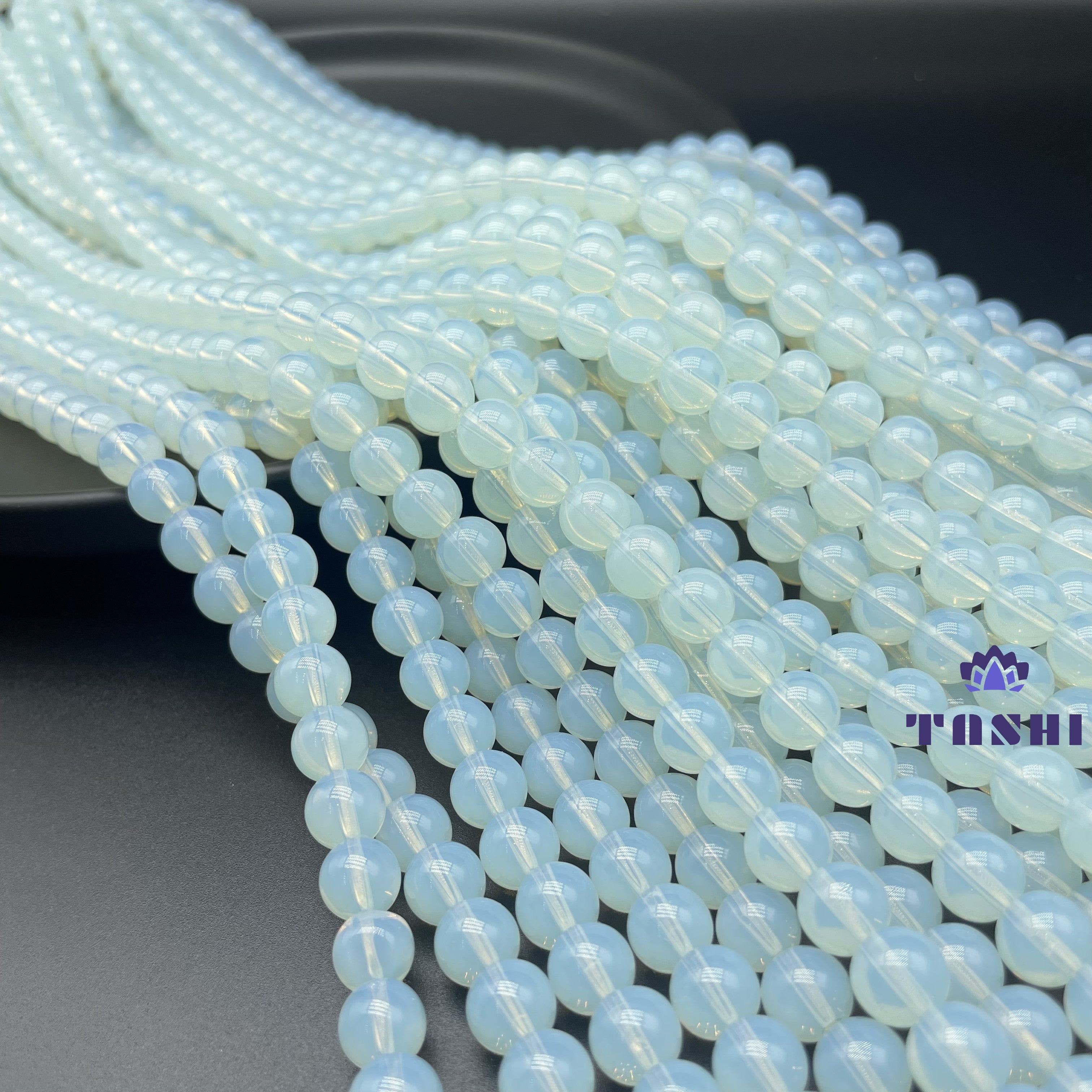 White Opalite Beads Strands