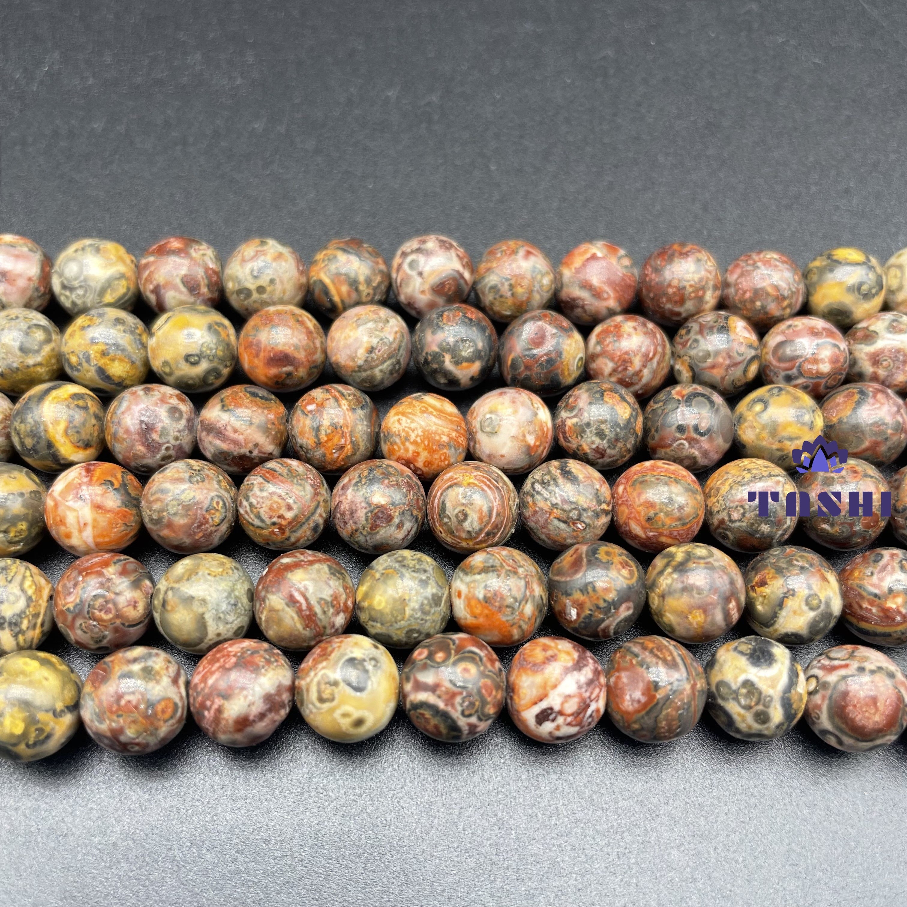 Leopard Skin Jasper Beads Strands