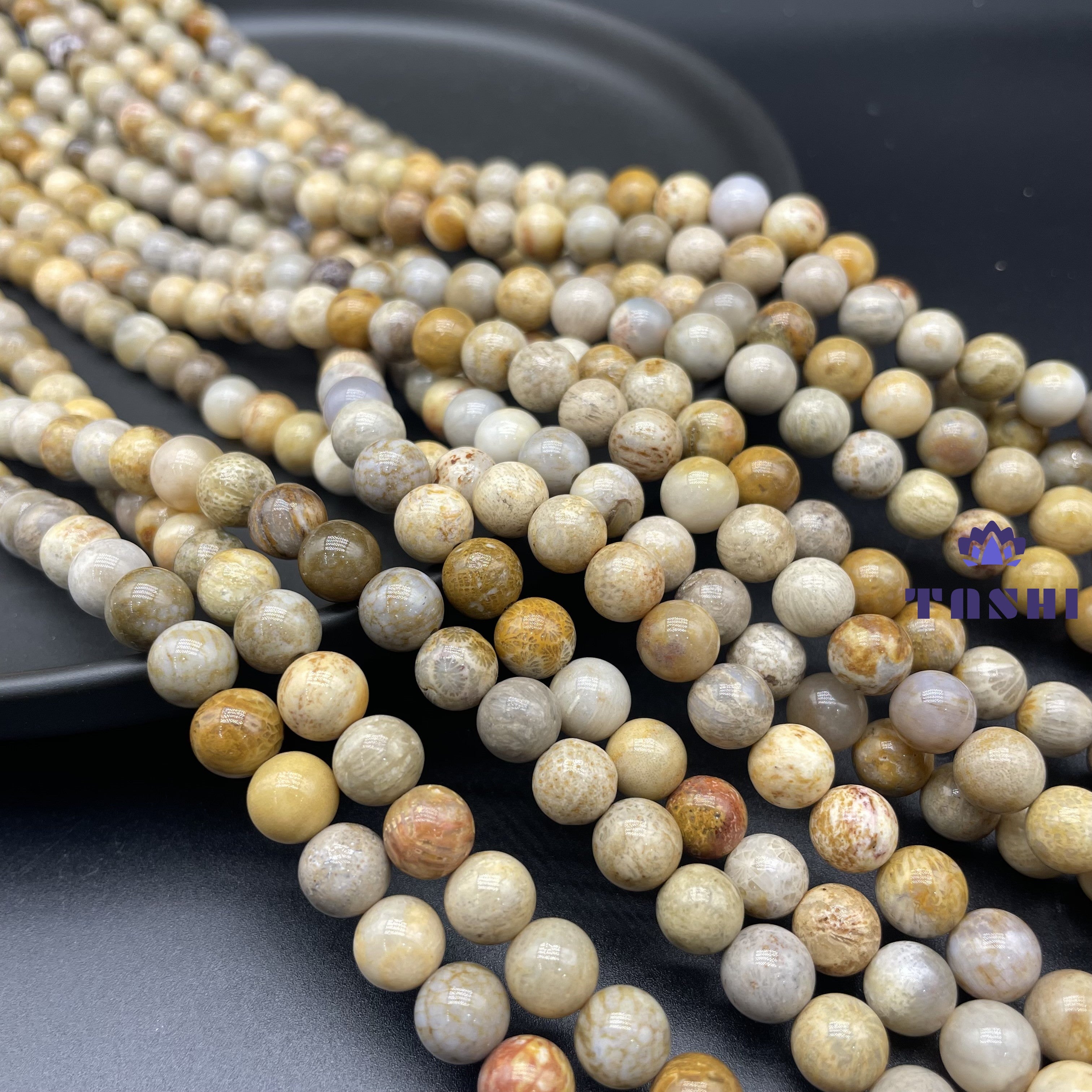 Coral Jade Beads Strands