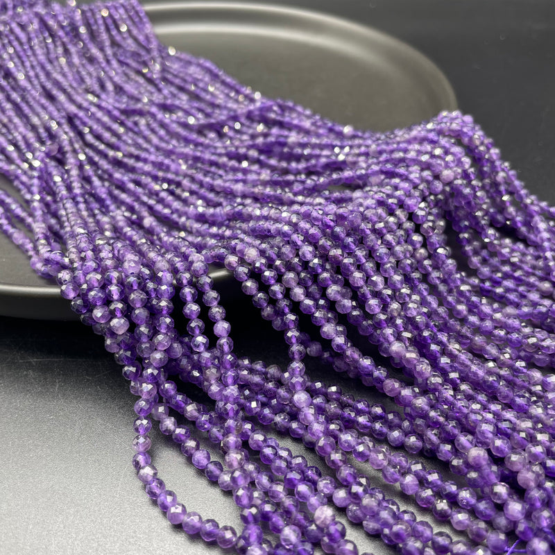 faceted beads strand