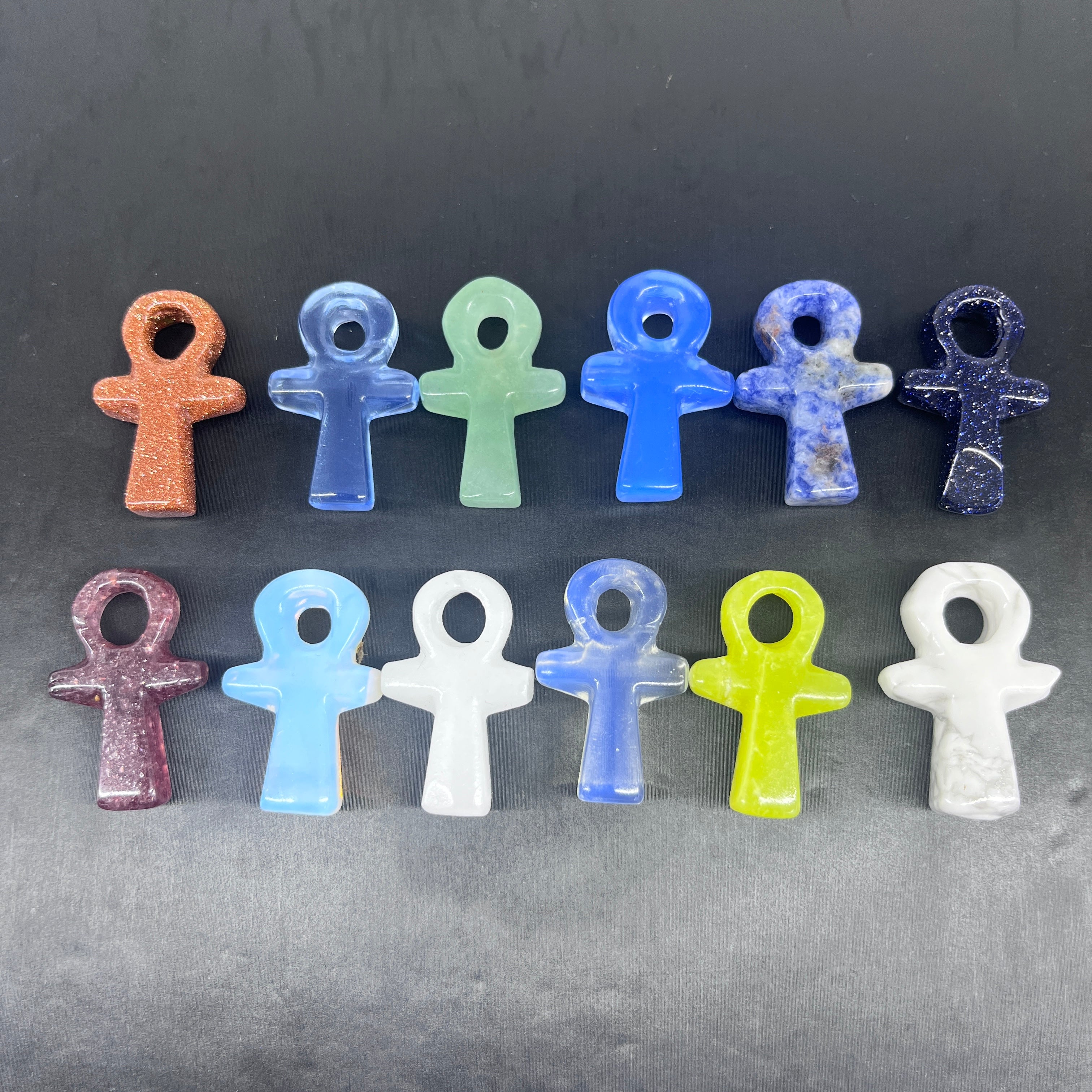 Egyptian Life Symbol Ankh Mini Crystal Carving
