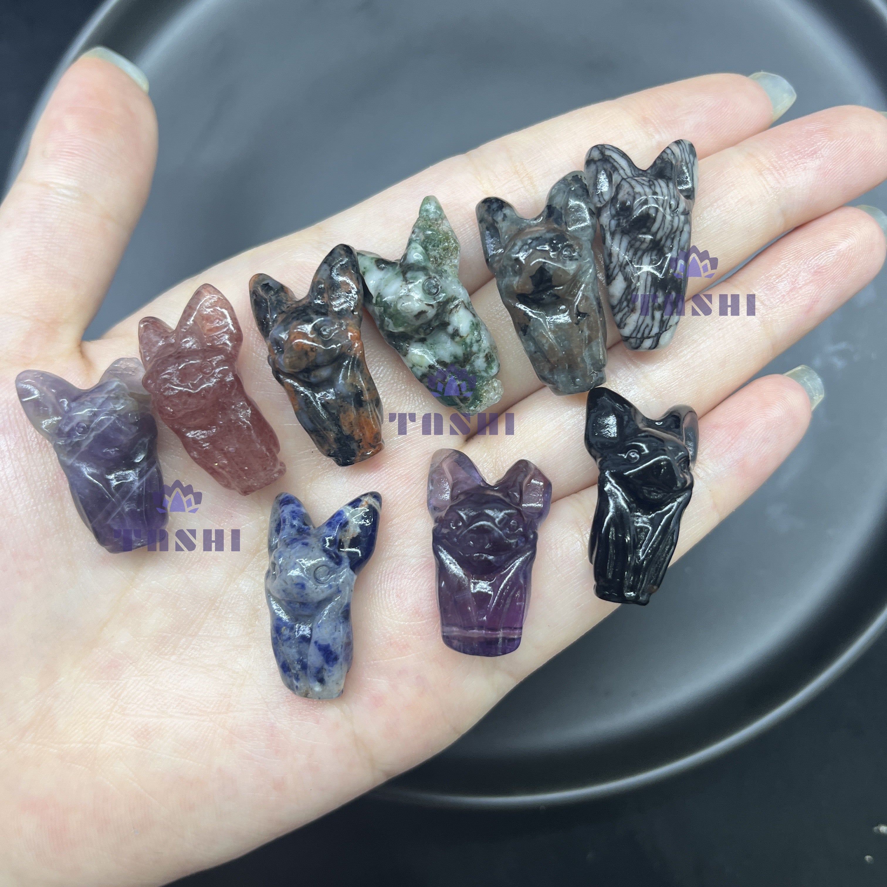 3CM Mini Hanging Bat Carving