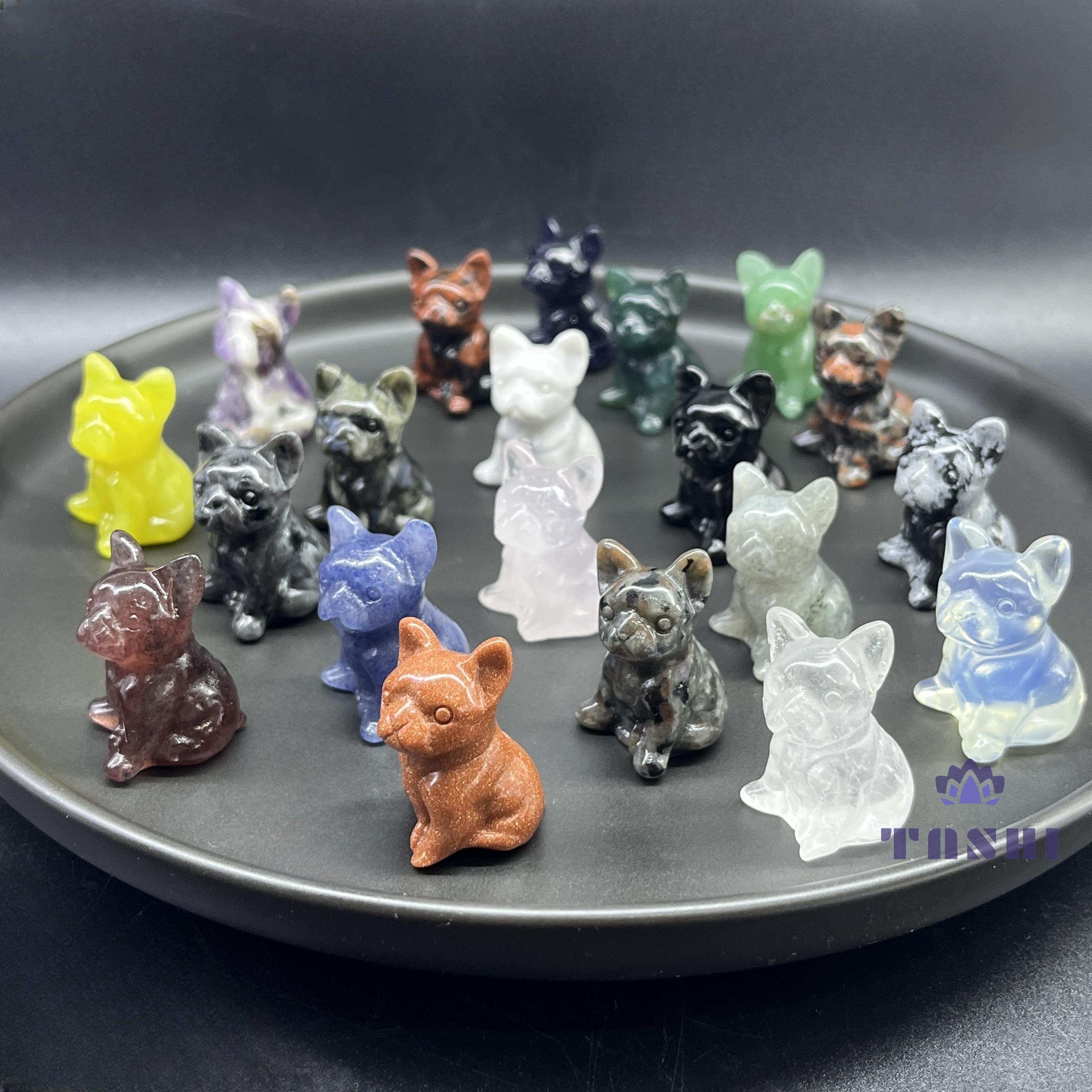 3CM Mini French Dog Carving