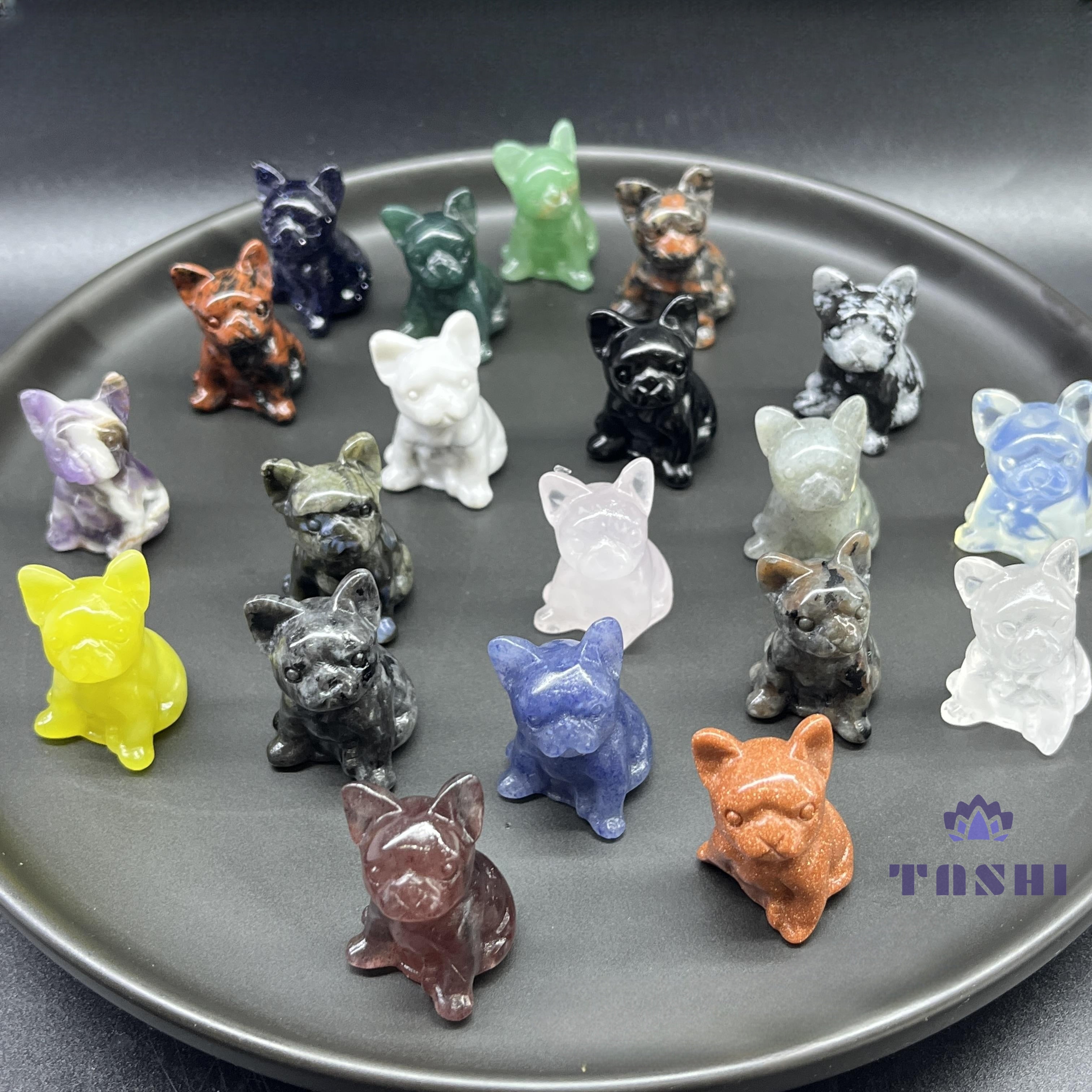 3CM Mini French Dog Carving