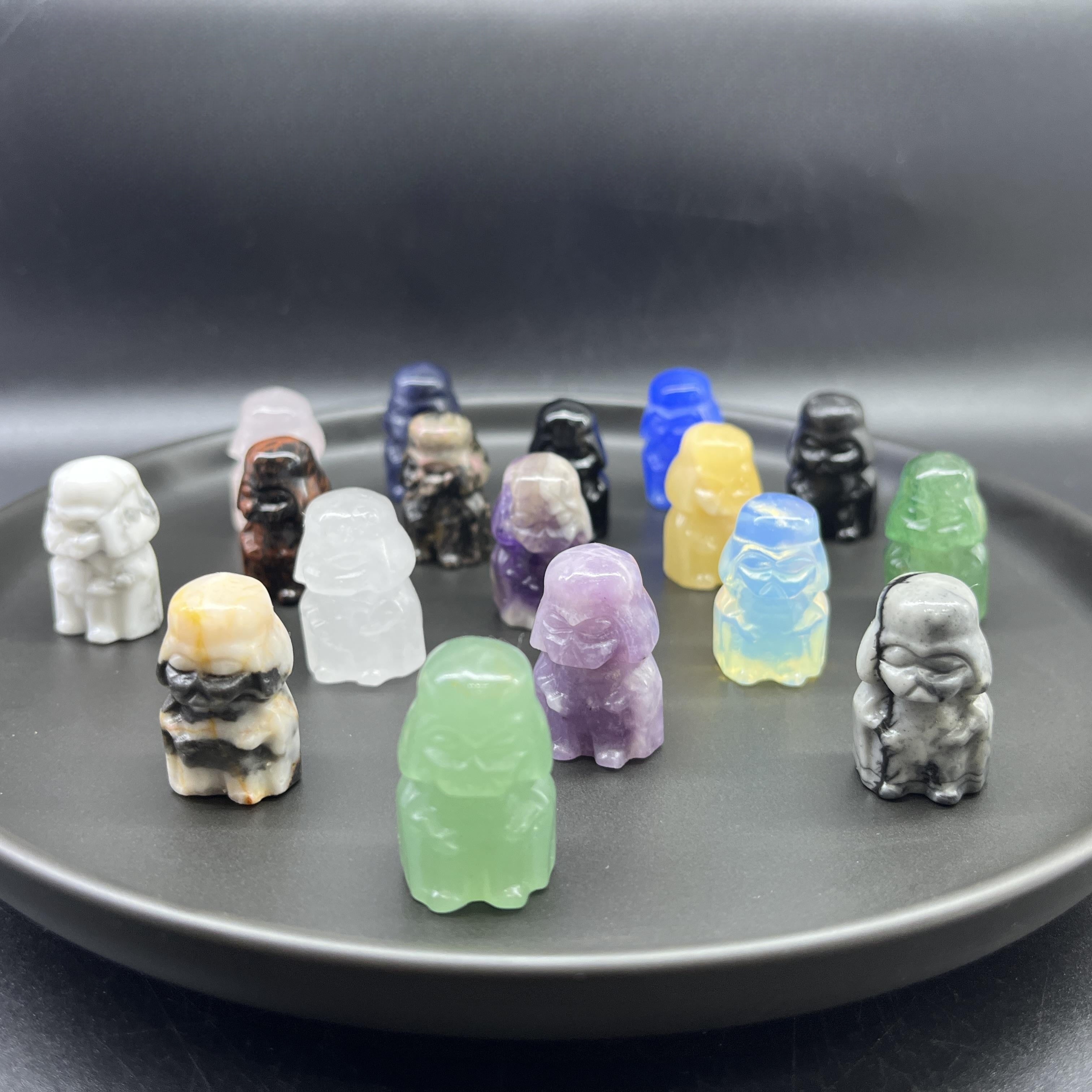 3CM Mini Darth Vader Carving Star Wars Statue Figurine