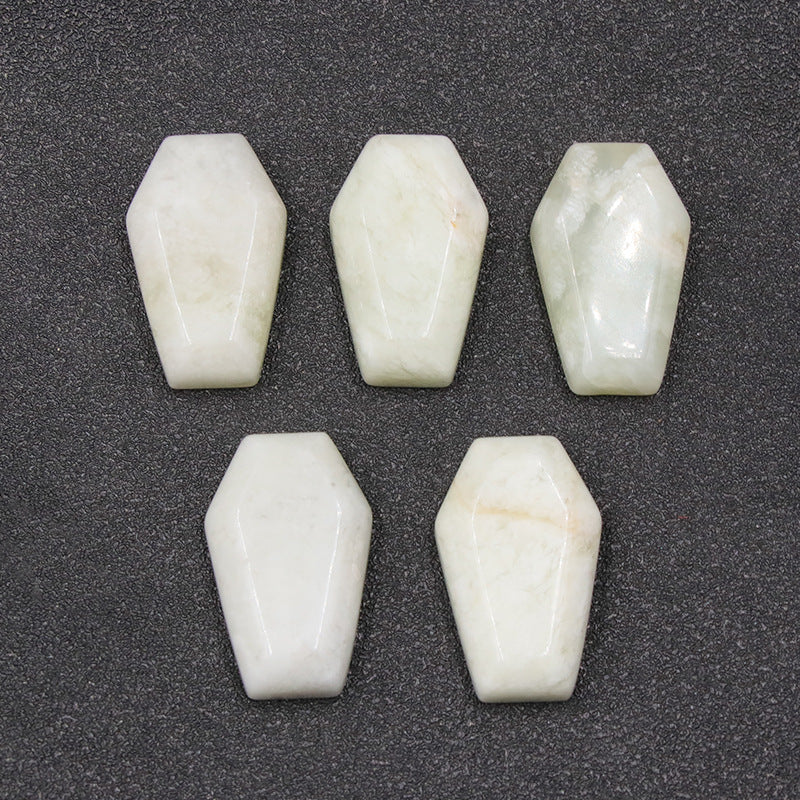 Mini Coffin Natural Crystal Carving