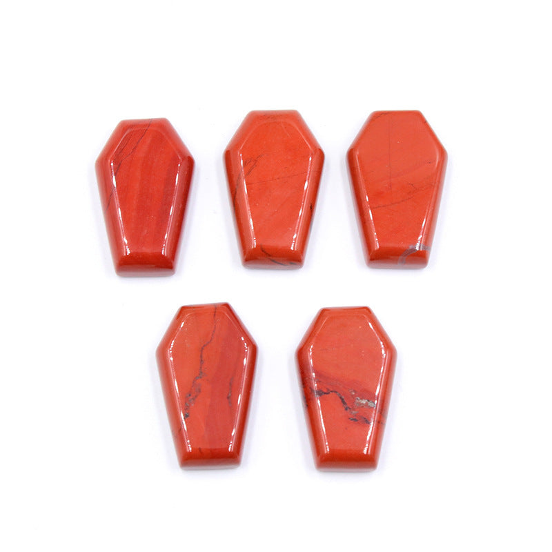 Mini Coffin Natural Crystal Carving