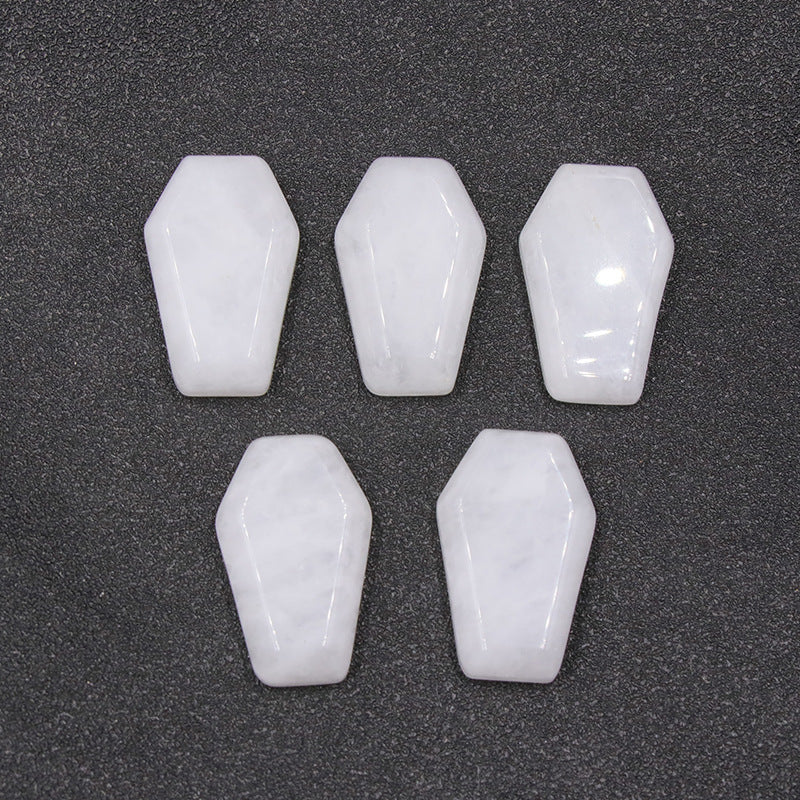 Mini Coffin Natural Crystal Carving