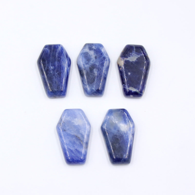 Mini Coffin Natural Crystal Carving