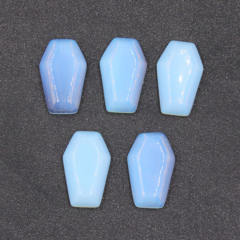 Mini Coffin Natural Crystal Carving