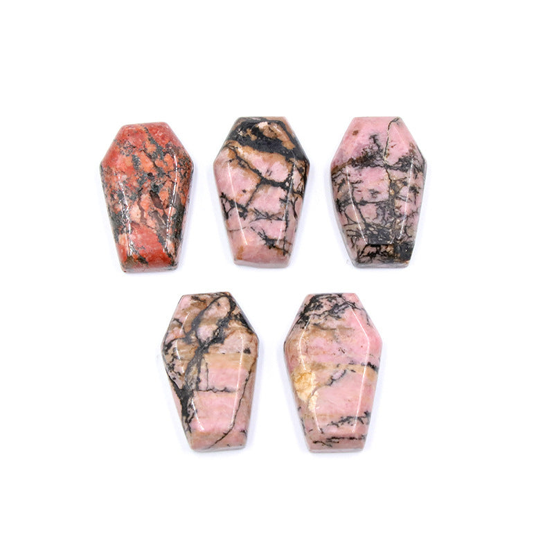 Mini Coffin Natural Crystal Carving