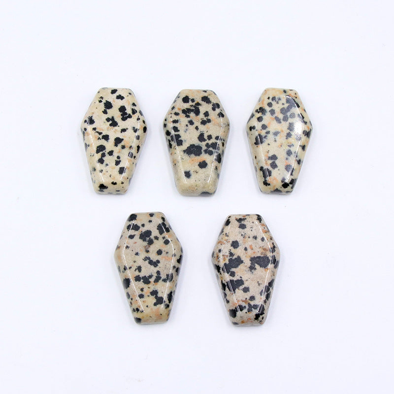 Mini Coffin Natural Crystal Carving