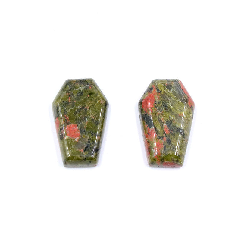 Mini Coffin Natural Crystal Carving