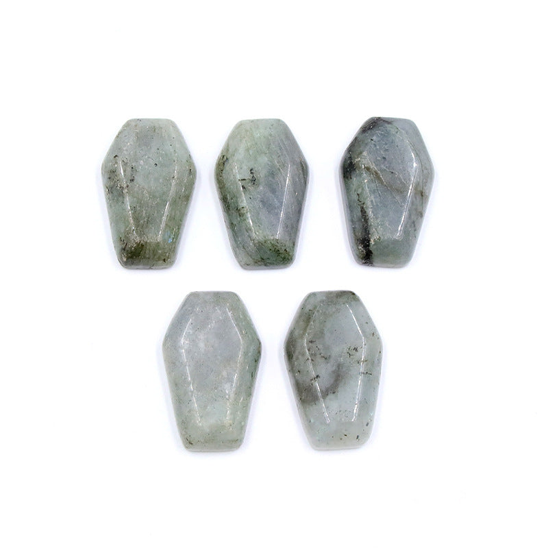 Mini Coffin Natural Crystal Carving